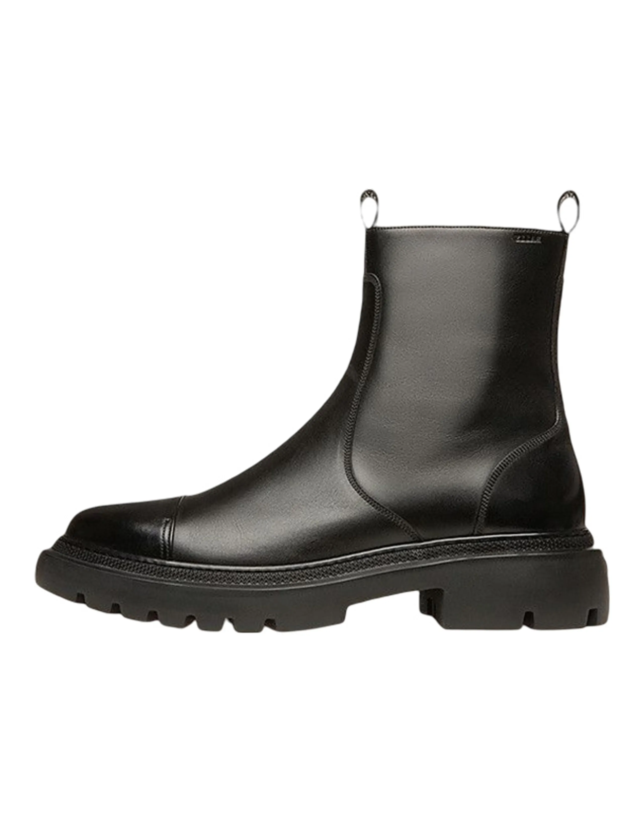 BALLY Calfskin Fashion Ankle Boots Men's Black
