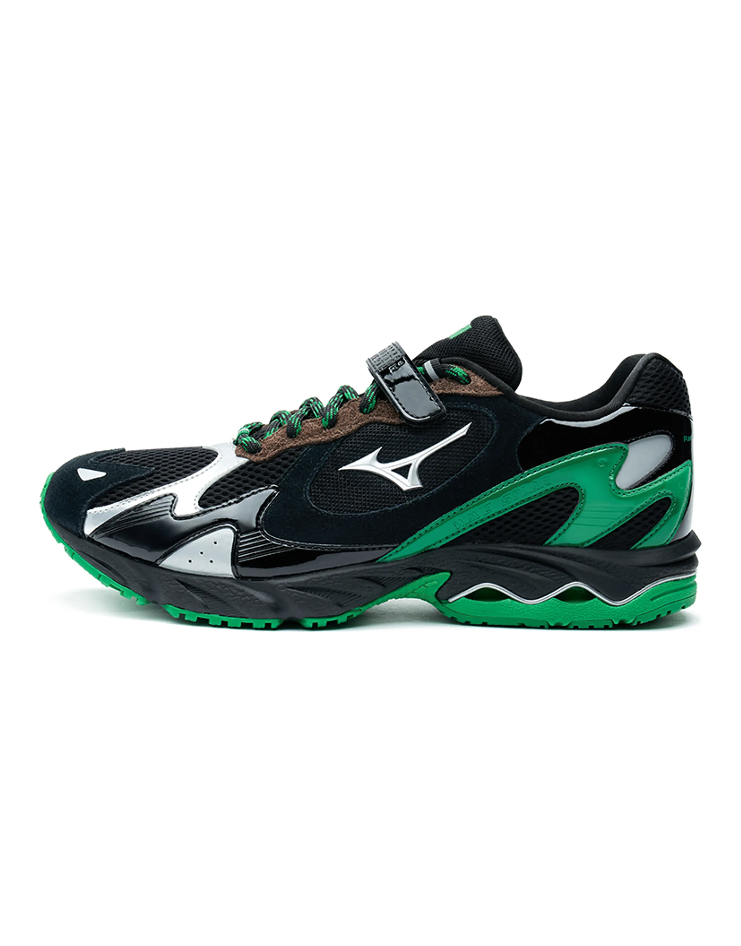 Mizuno X Randomevent Wave Rider 1 'Black Green Silver'