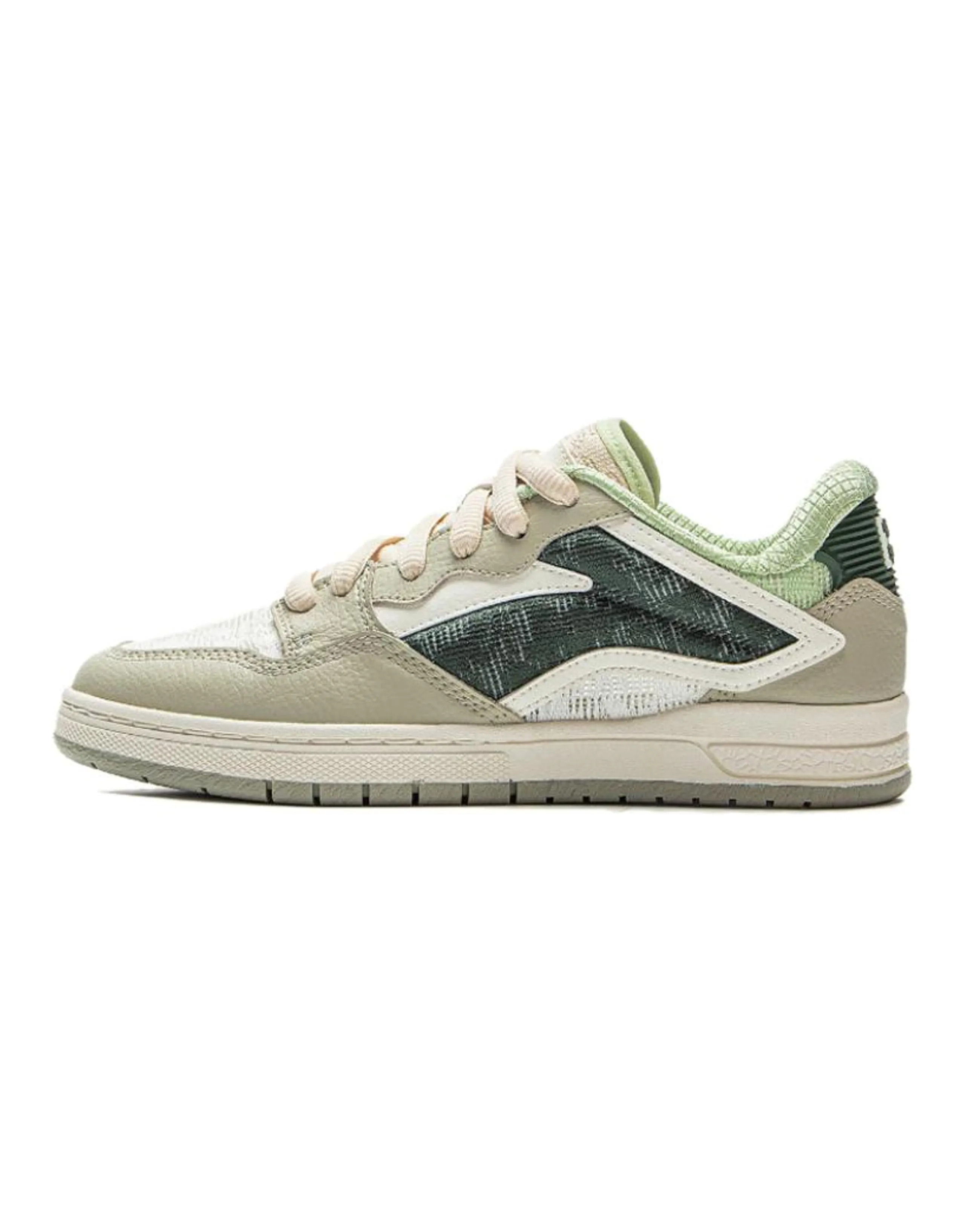 LiNing Weiwu PROS Comfortable Versatile Slip-Resistant Wear-Resistant Low-Top Skate Shoes Women's Green