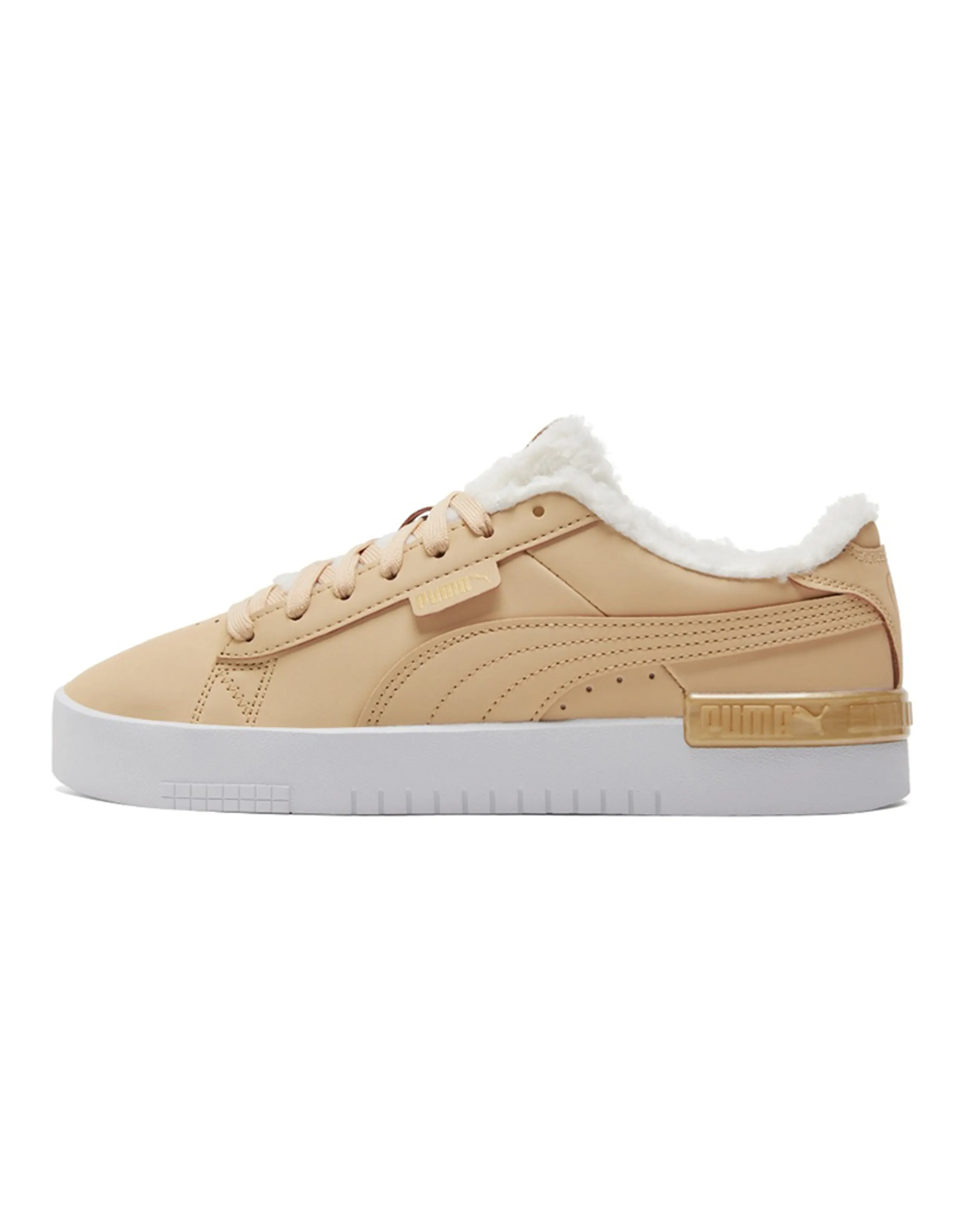 PUMA Jada Teddy Ws Fleece Lined Skateboarding Shoes Khaki Women's