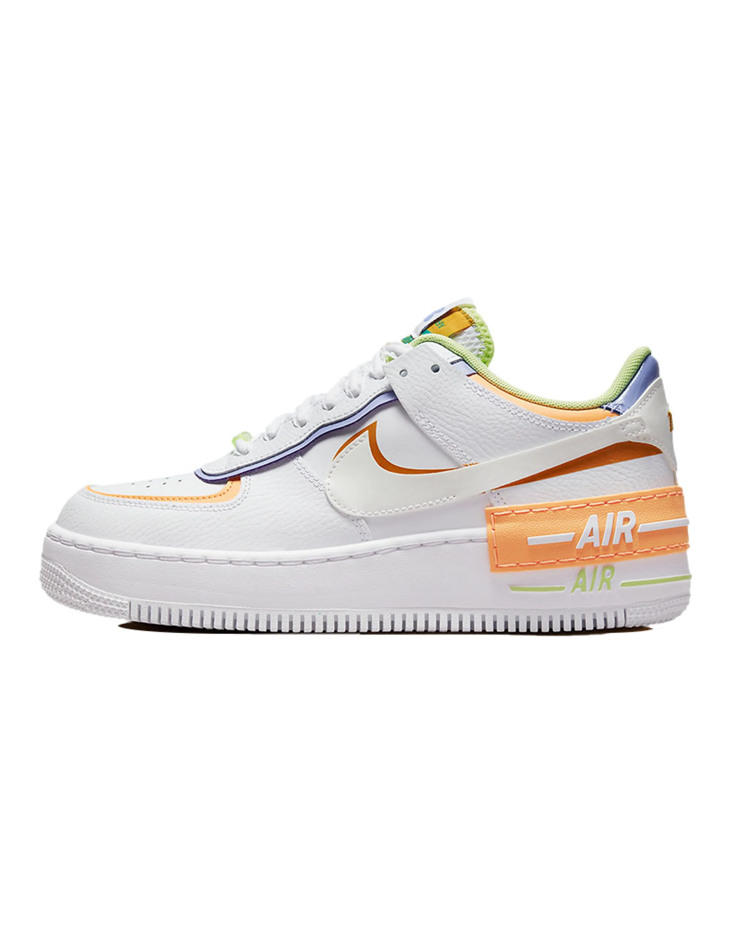 Nike Air Force 1 Low Shadow White Peach Cream Lime Women's