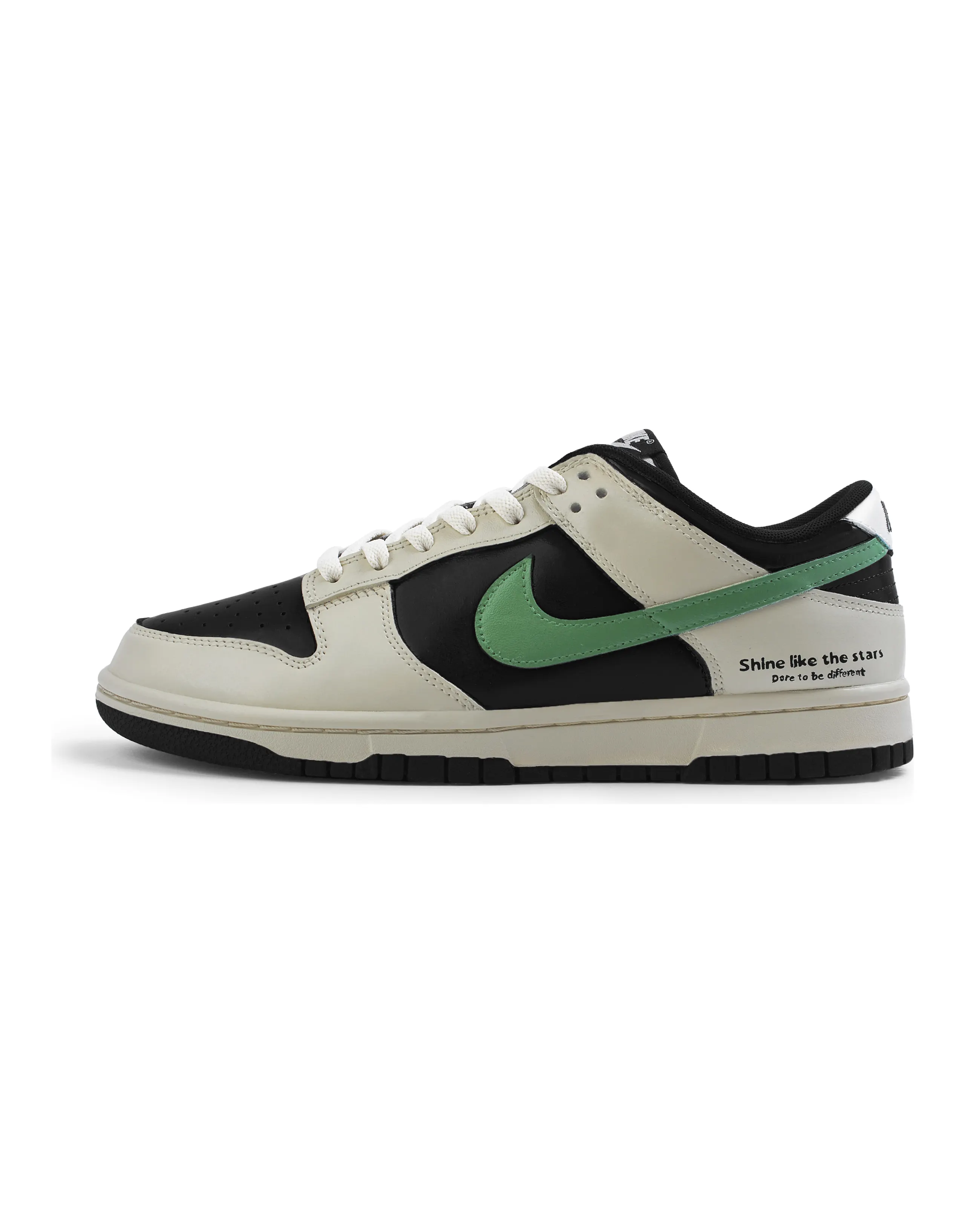 [Custom Sneakers] Nike Dunk Synthetic Leather Summer Forest Light YMK Classic Simple Versatile Niche Retro Youthful Durable Low-Top Skate Shoes Unisex Off-White