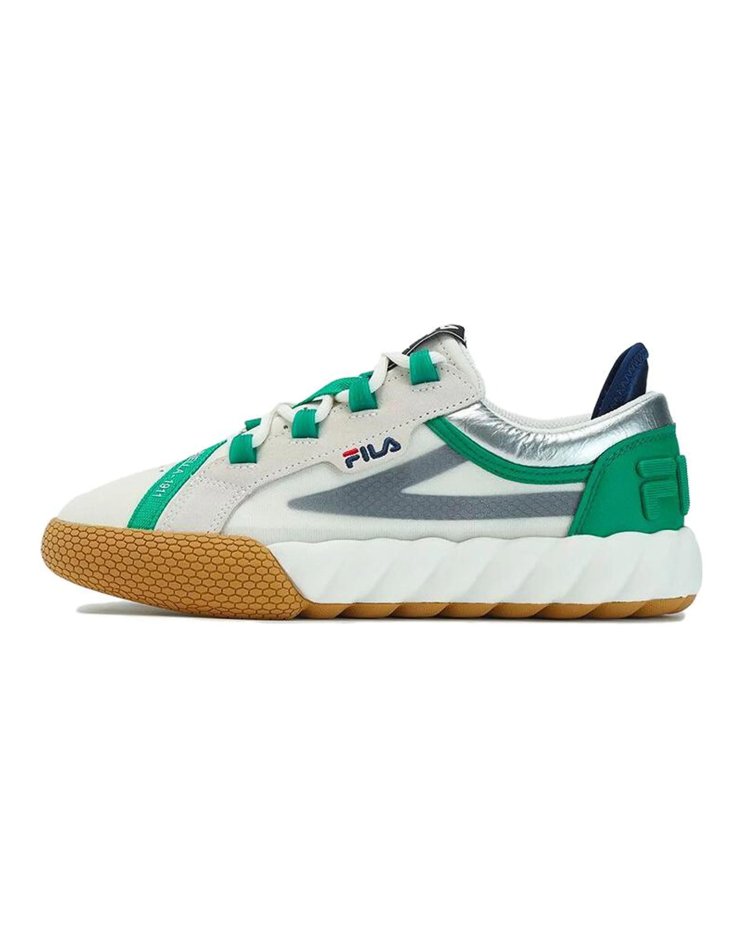 FILA Campo Skateboard Shoes Women's Low-Top White Green