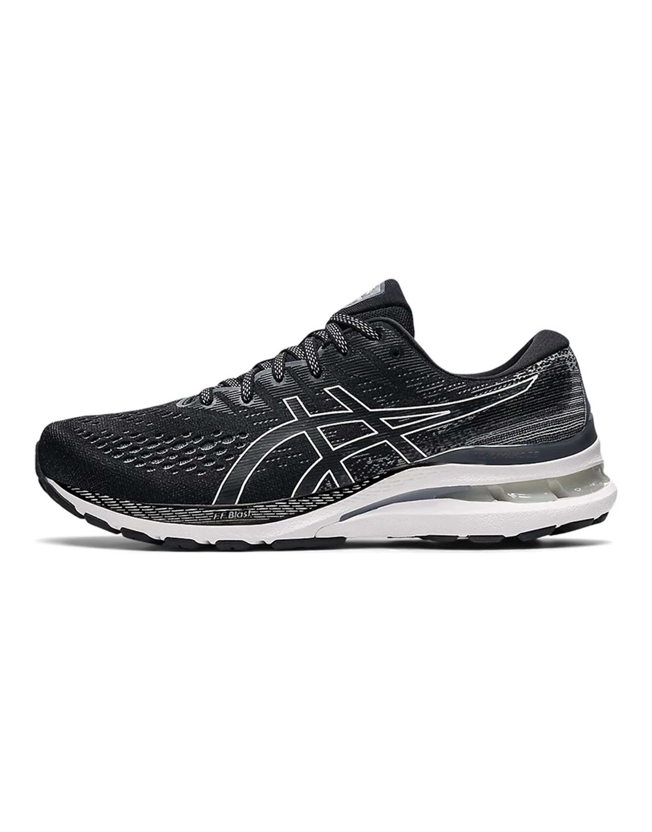 Asics Gel Kayano 28 Black White Carbon Fiber