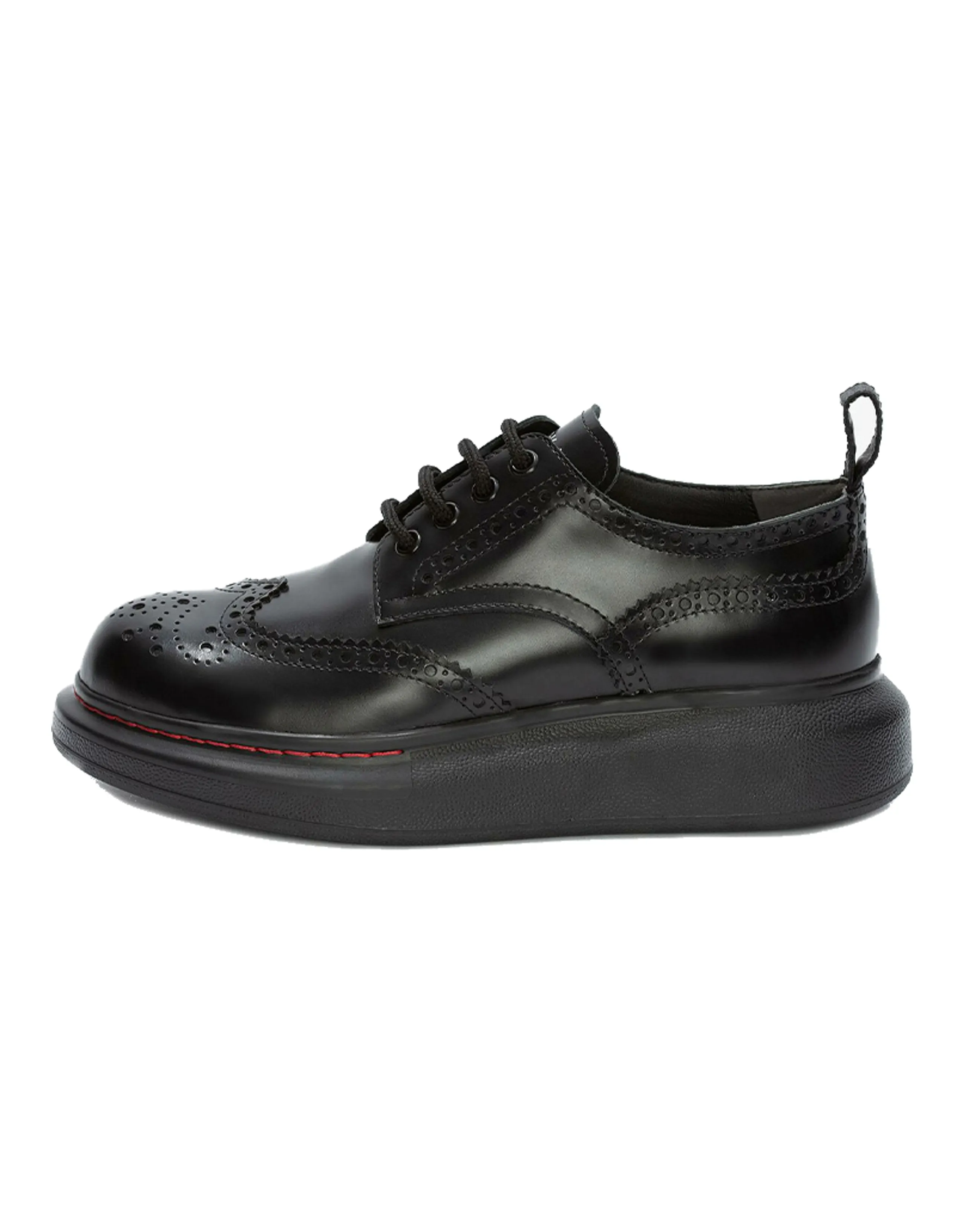 Alexander McQueen Hybrid Lace Up Black Women's