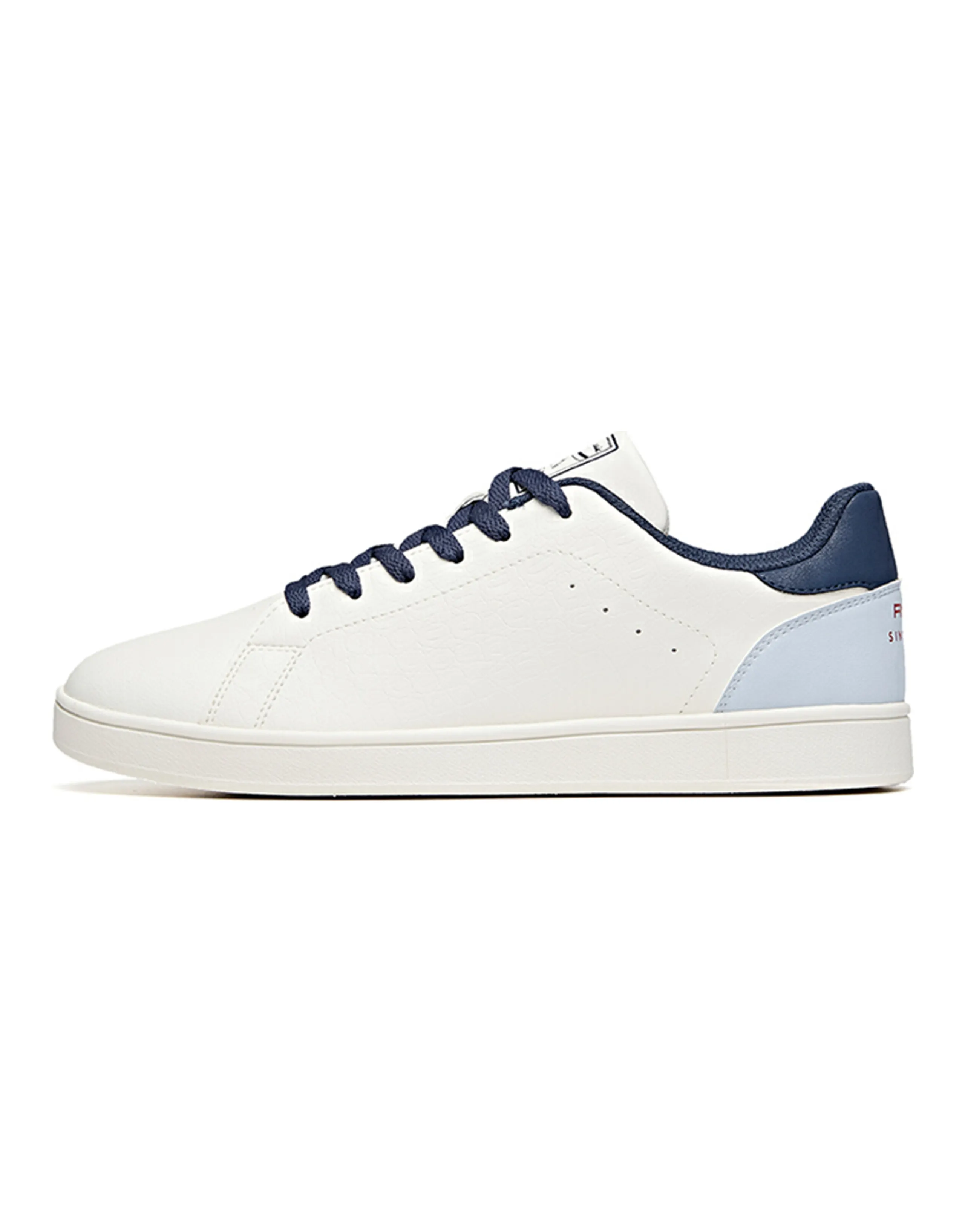 Anta Anti-Slip Wear-Resistant Low-Top Skateboard Shoes White Blue