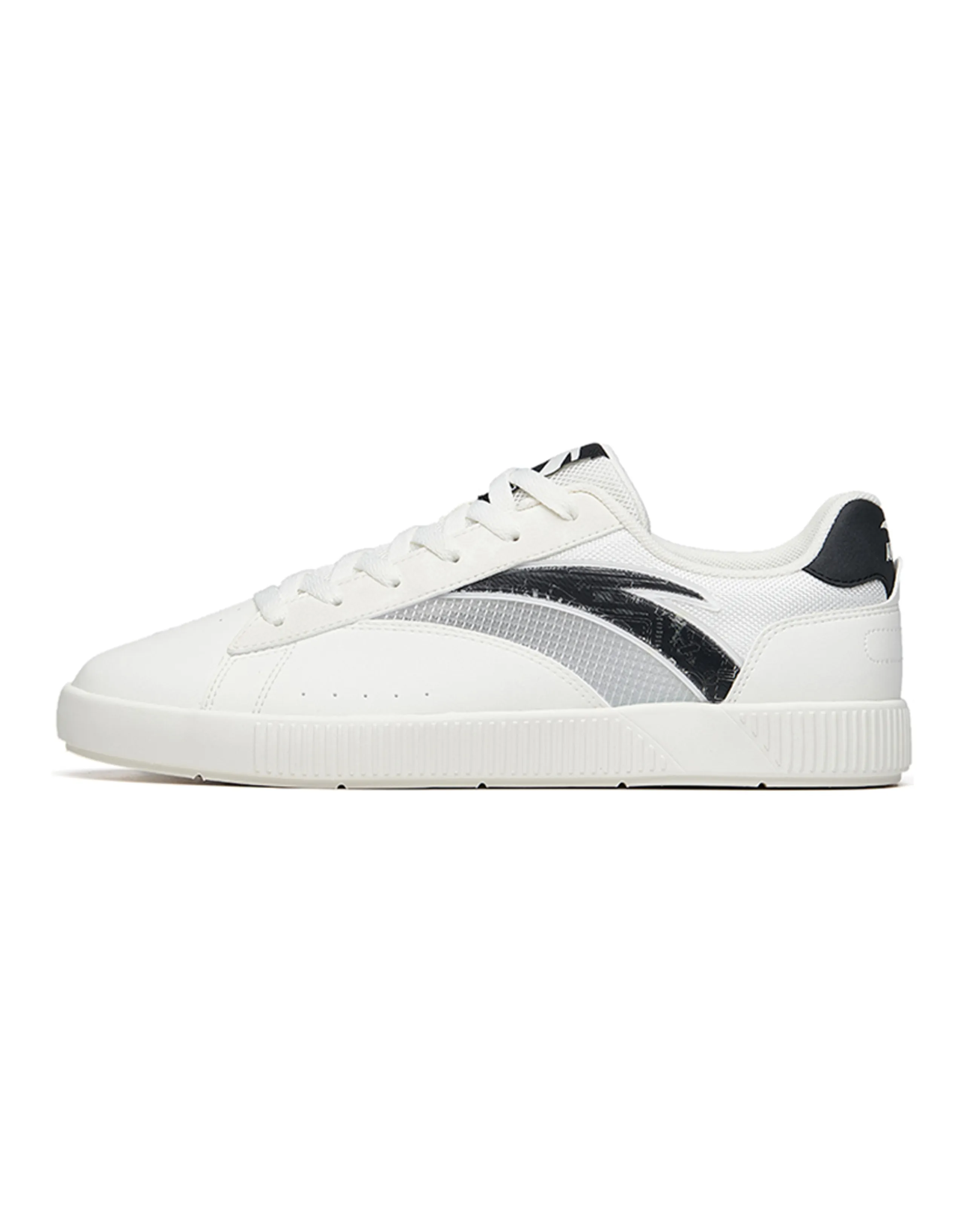 Anta Low-Top Skateboard Shoes Men's White Black