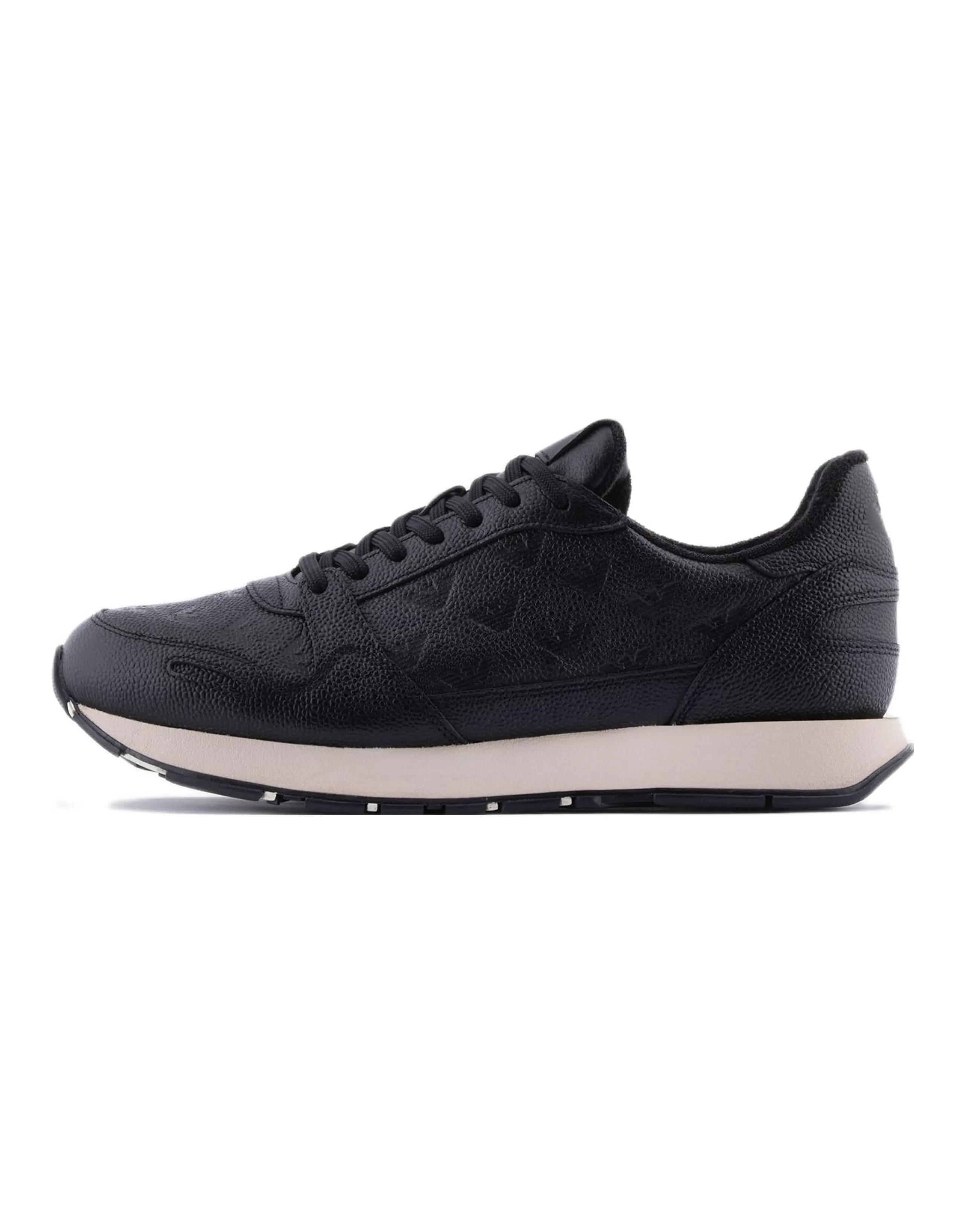 EMPORIO ARMANI Casual Shoes Men Low-Top Black