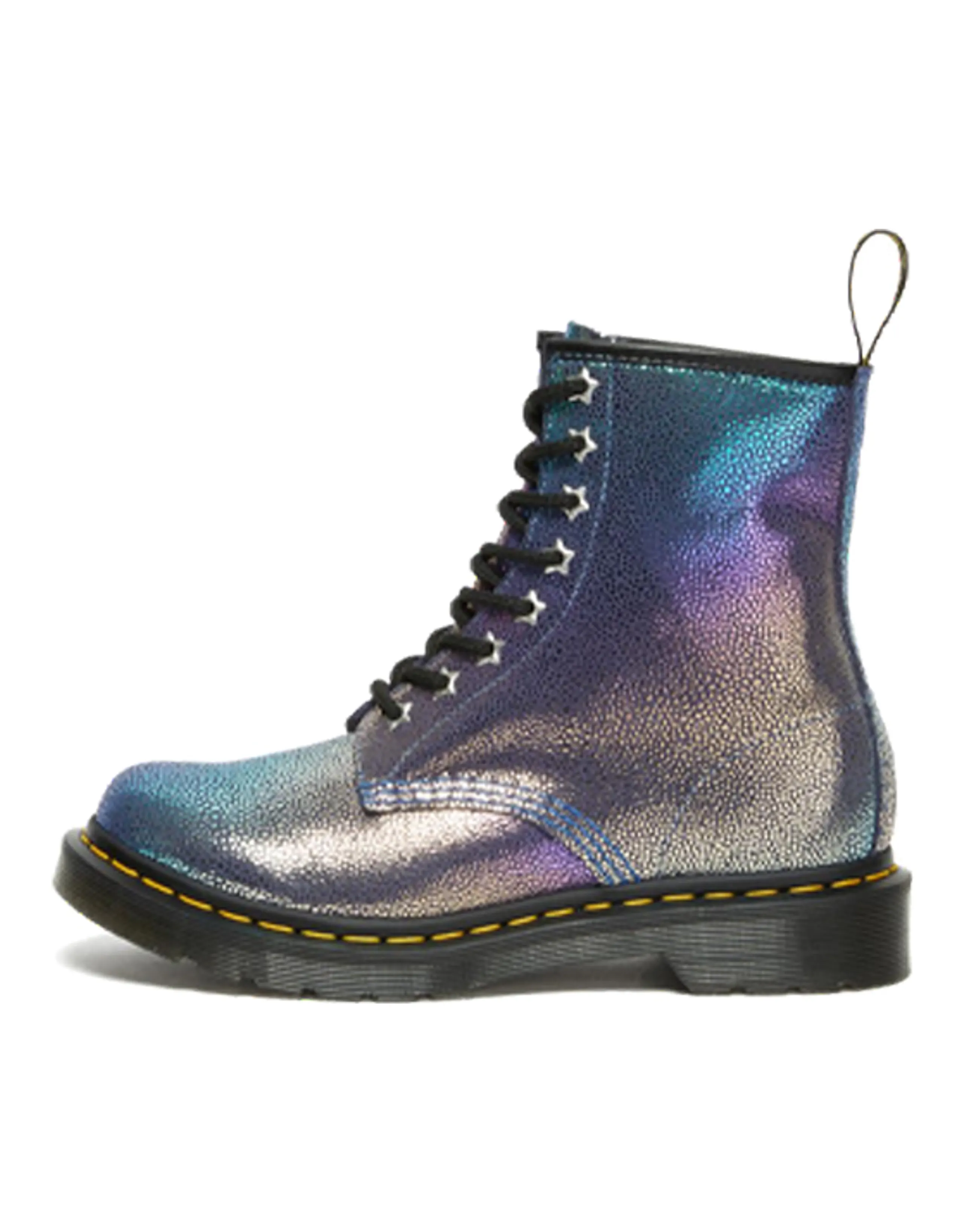 Dr.Martens 1460 Rainbow Ray Suede Lace Up Boots 'Purple' Women's