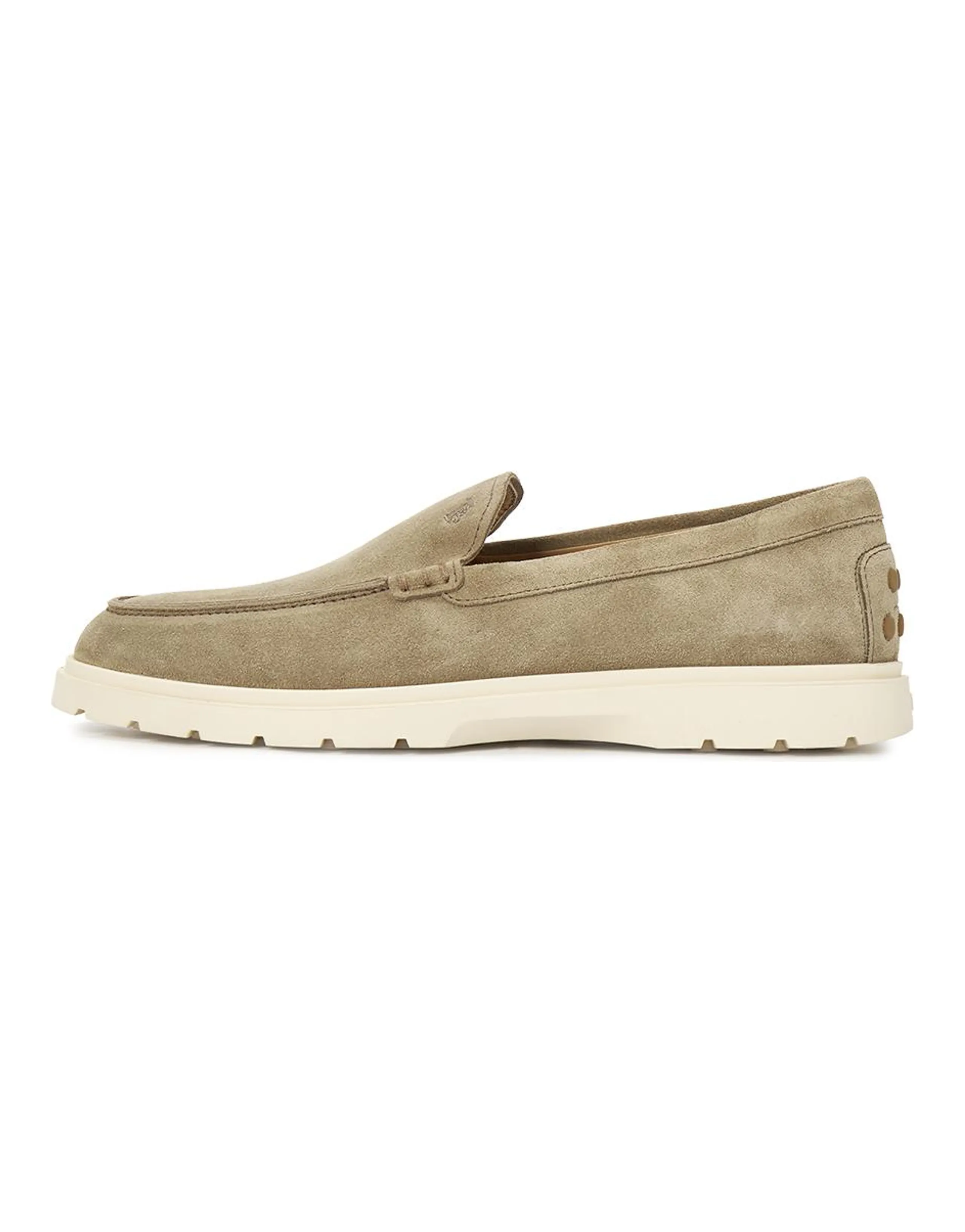 TOD'S Logo Embossed Slip On Loafers