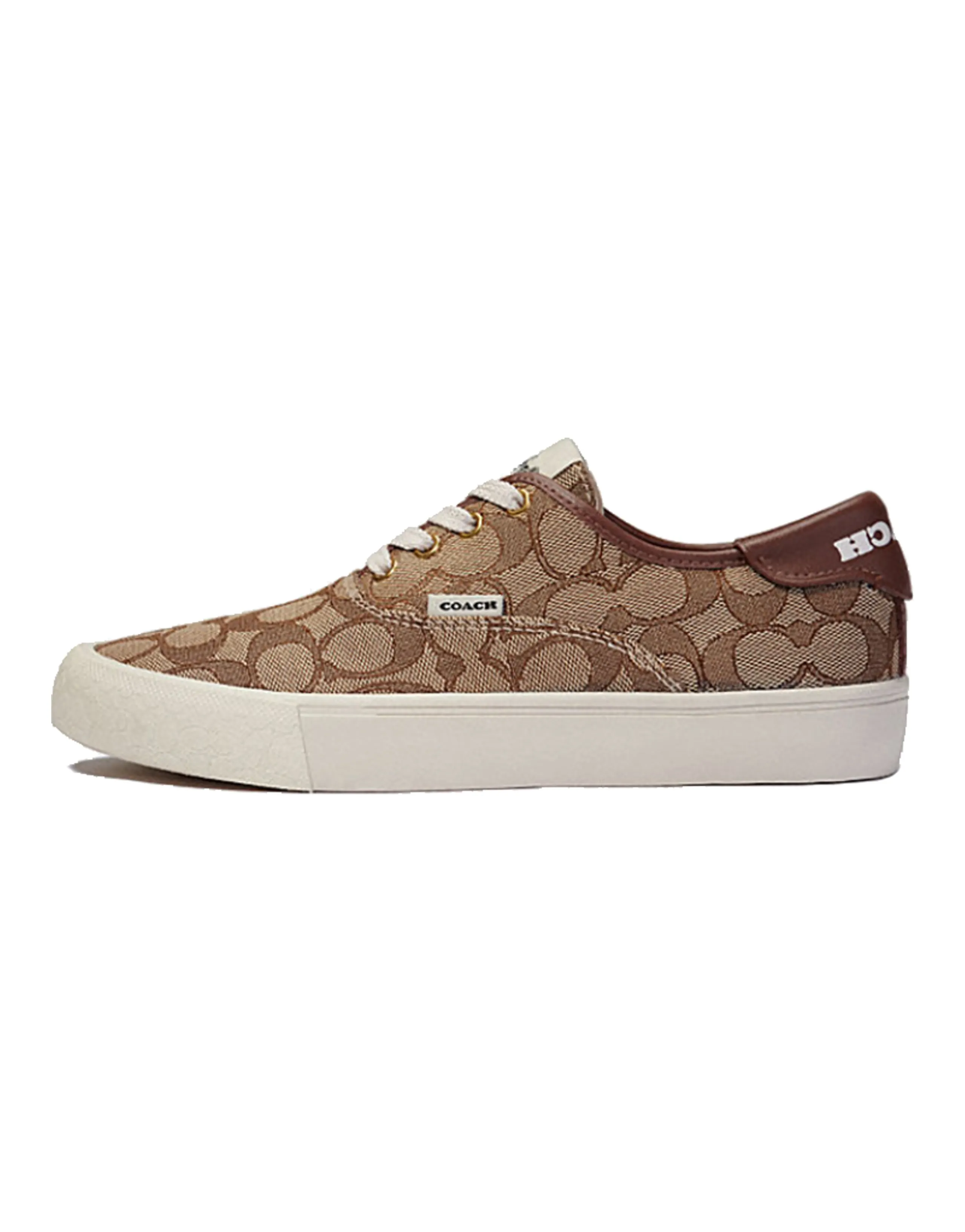 COACH CitySole Low Top Skateboard Shoes Women's Khaki