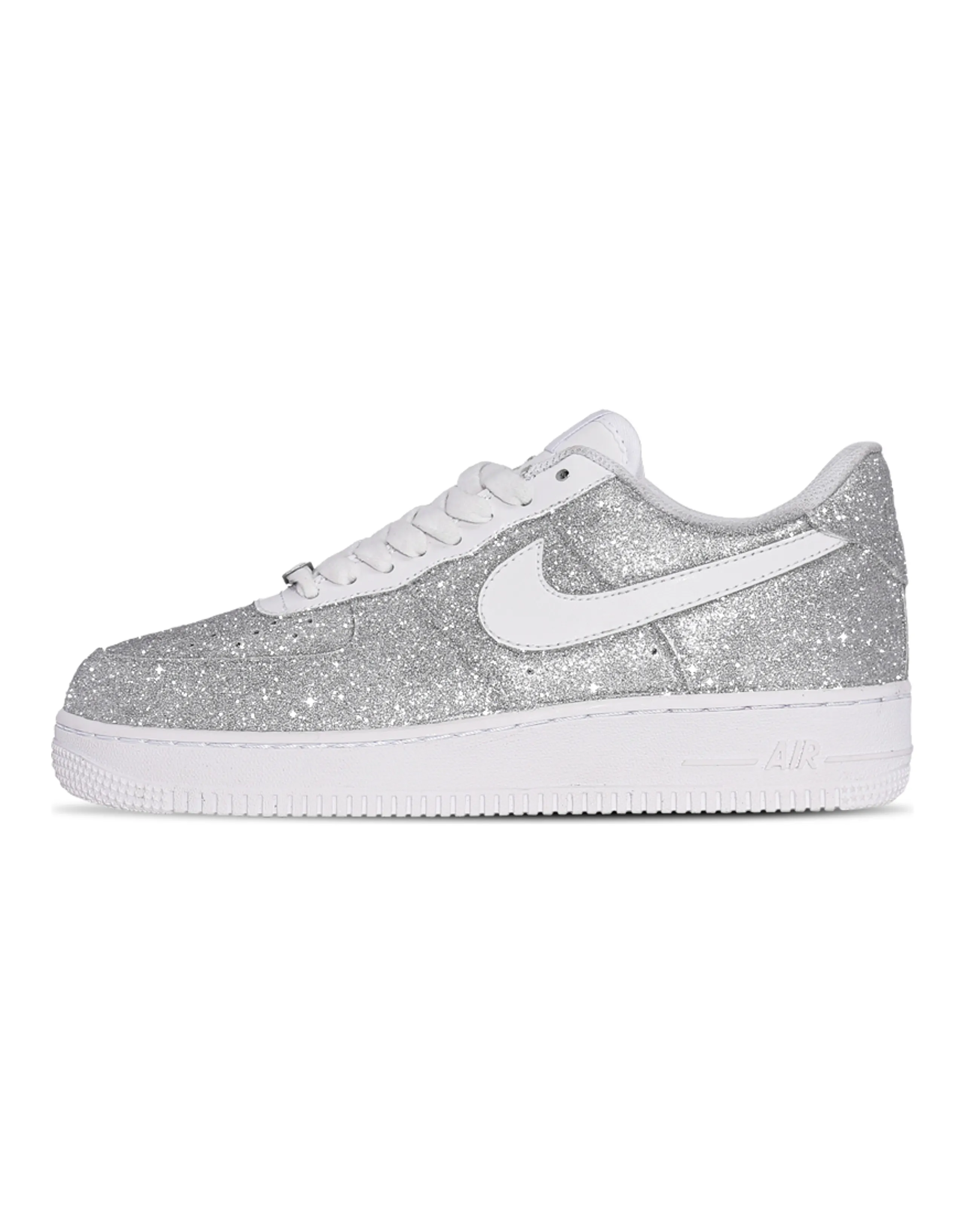 Nike Air Force 1 Slip Resistant Height Increasing Low Top Skateboard Shoes Unisex White