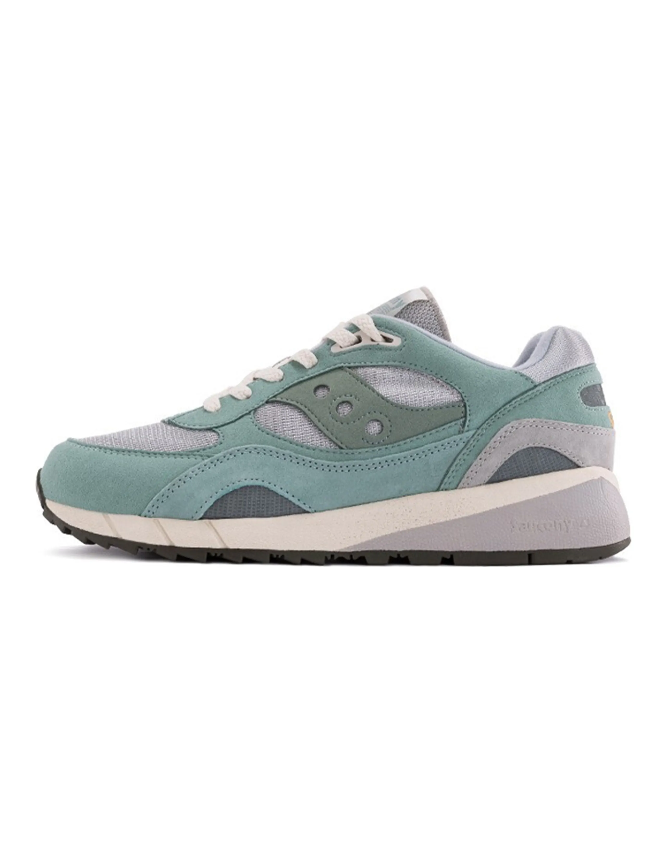 Saucony Shadow 6000 Running Shoes Unisex Low-Top Cyan/White Gray