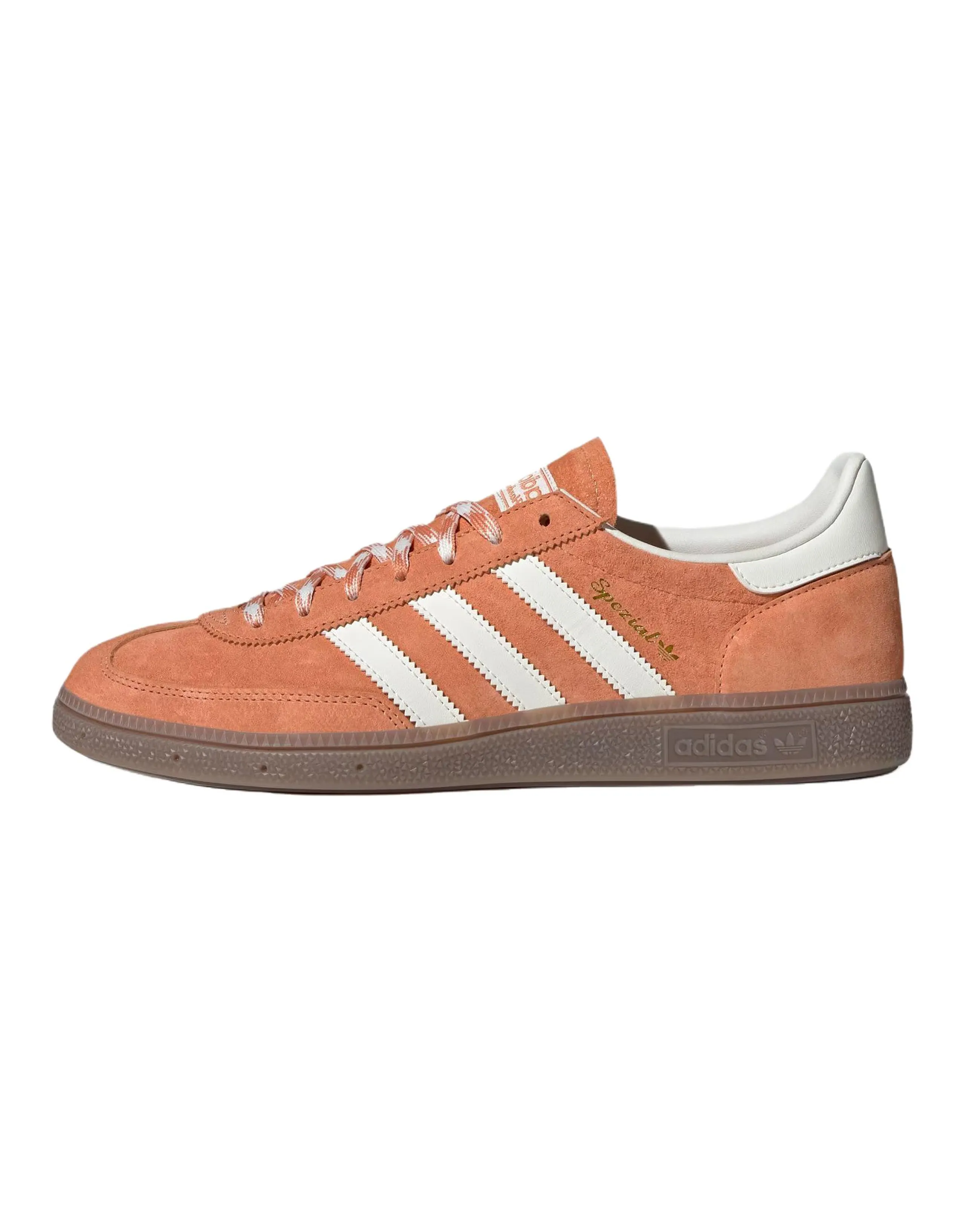 adidas originals Unisex HANDBALL SPEZIAL Leather Versatile Comfortable Durable Low-Top Sneakers Light Khaki Brown