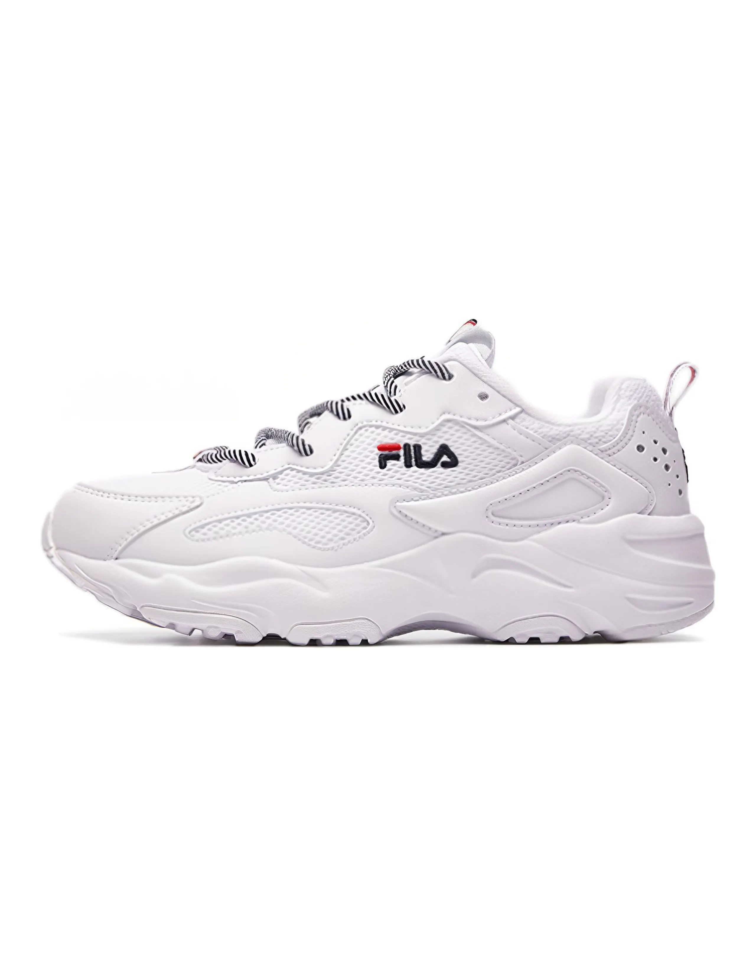 FILA Tracer Cushioning Breathable Low-Top Casual Shoes Women's White