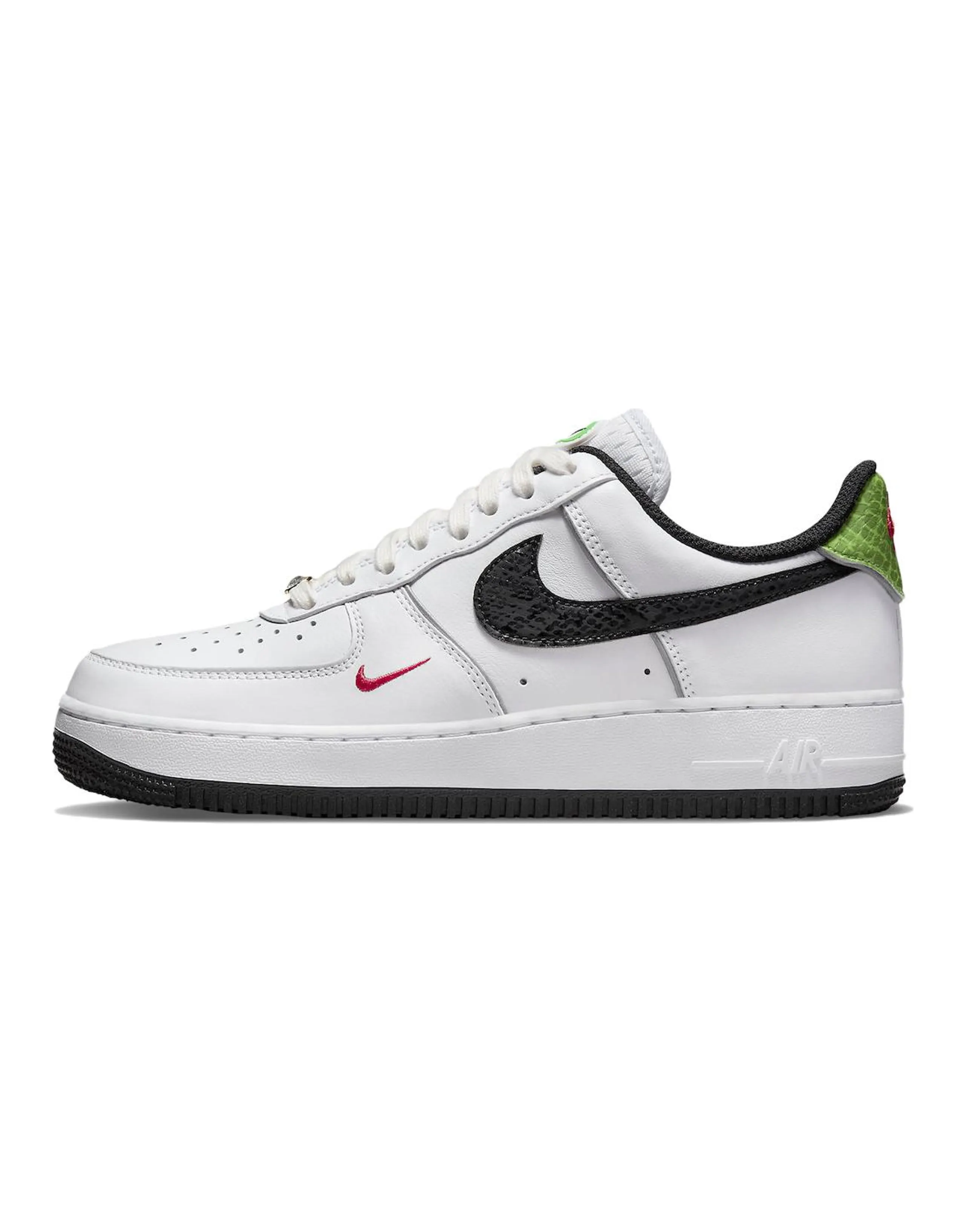 Nike Air Force 1 Low '07 Just Do It Snakeskin White Black Women's