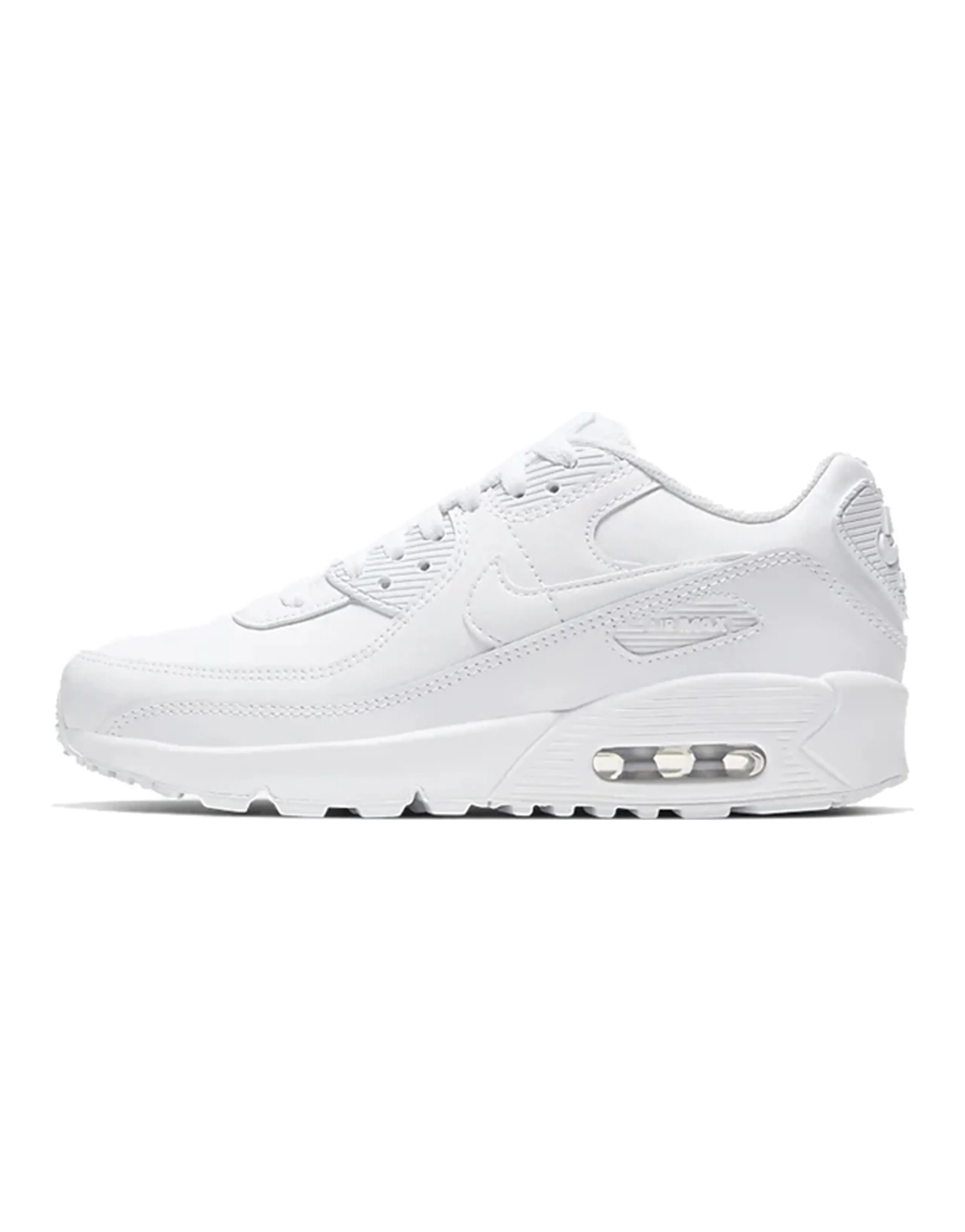 Nike Air Max 90 Recraft Triple White GS