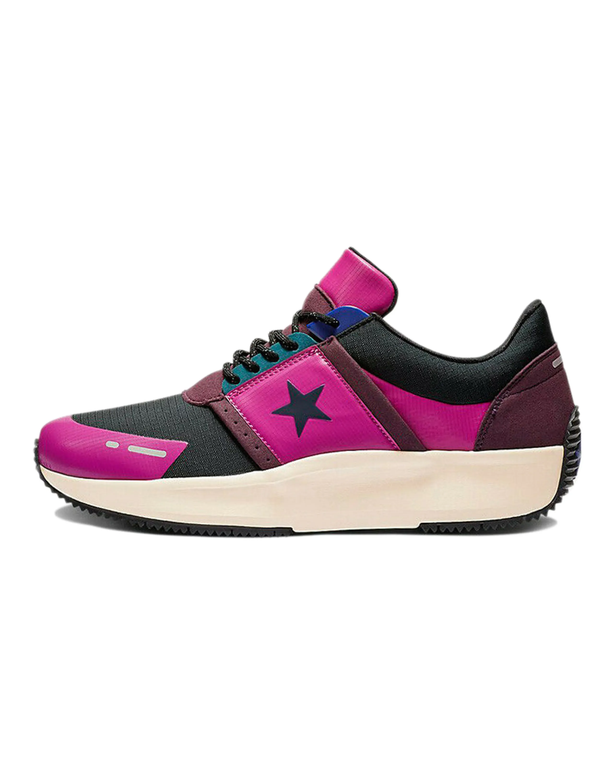 Converse Run Star Utility Sneakers Black/Purple/Pink