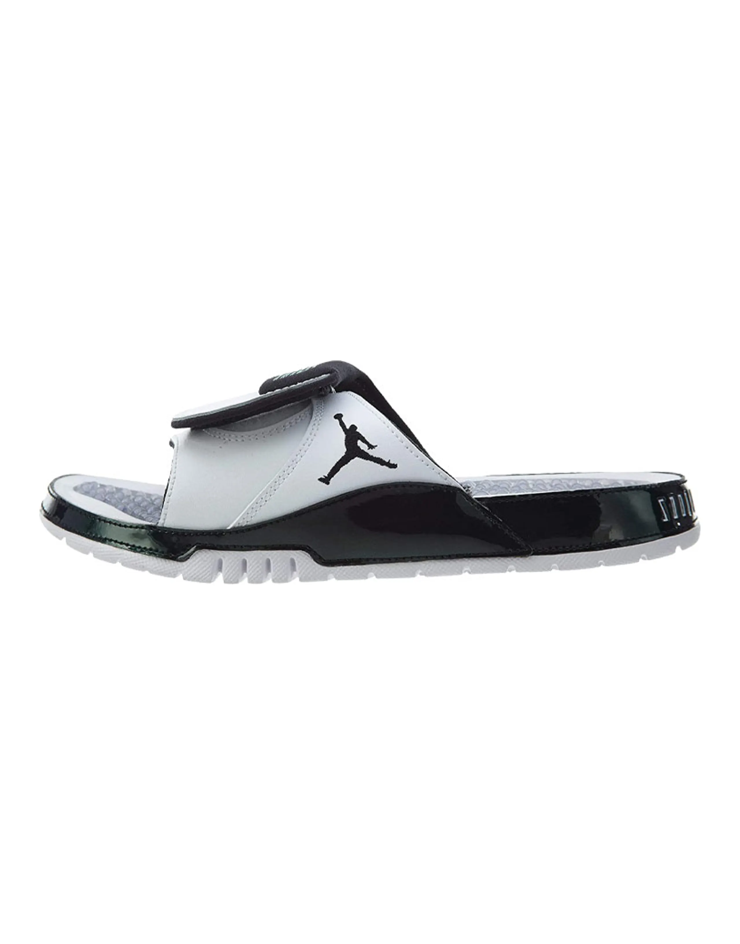 Jordan Hydro11 Rubber Sole Abrasion-Resistant Slide Slippers Men's Black White