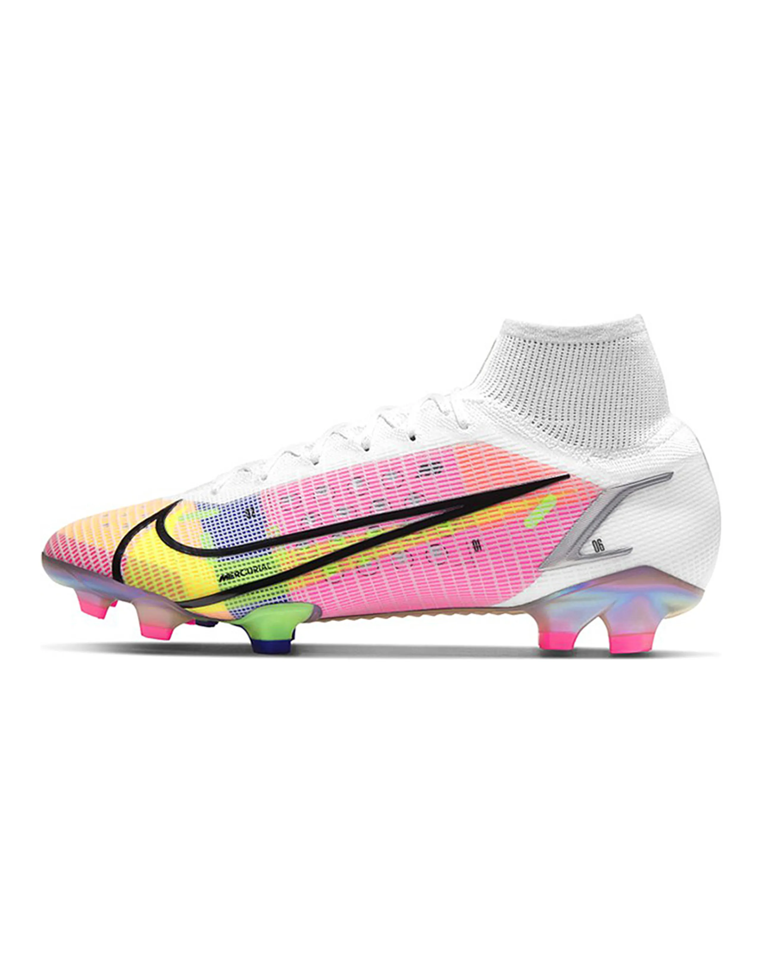 Nike Mercurial Superfly 8 Fg White Multicolor