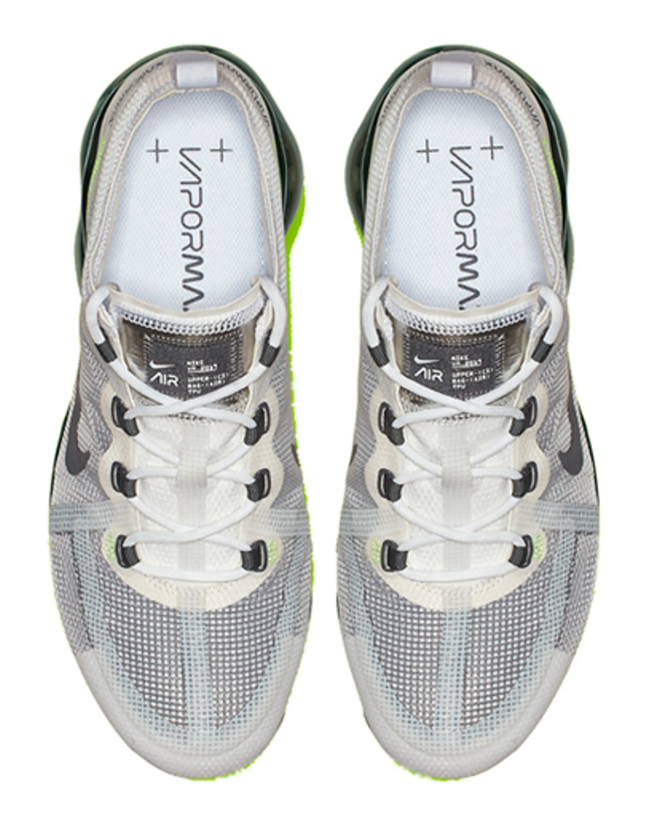 Nike Air VaporMax 2019 Premium White Platinum Tint Lime Blast
