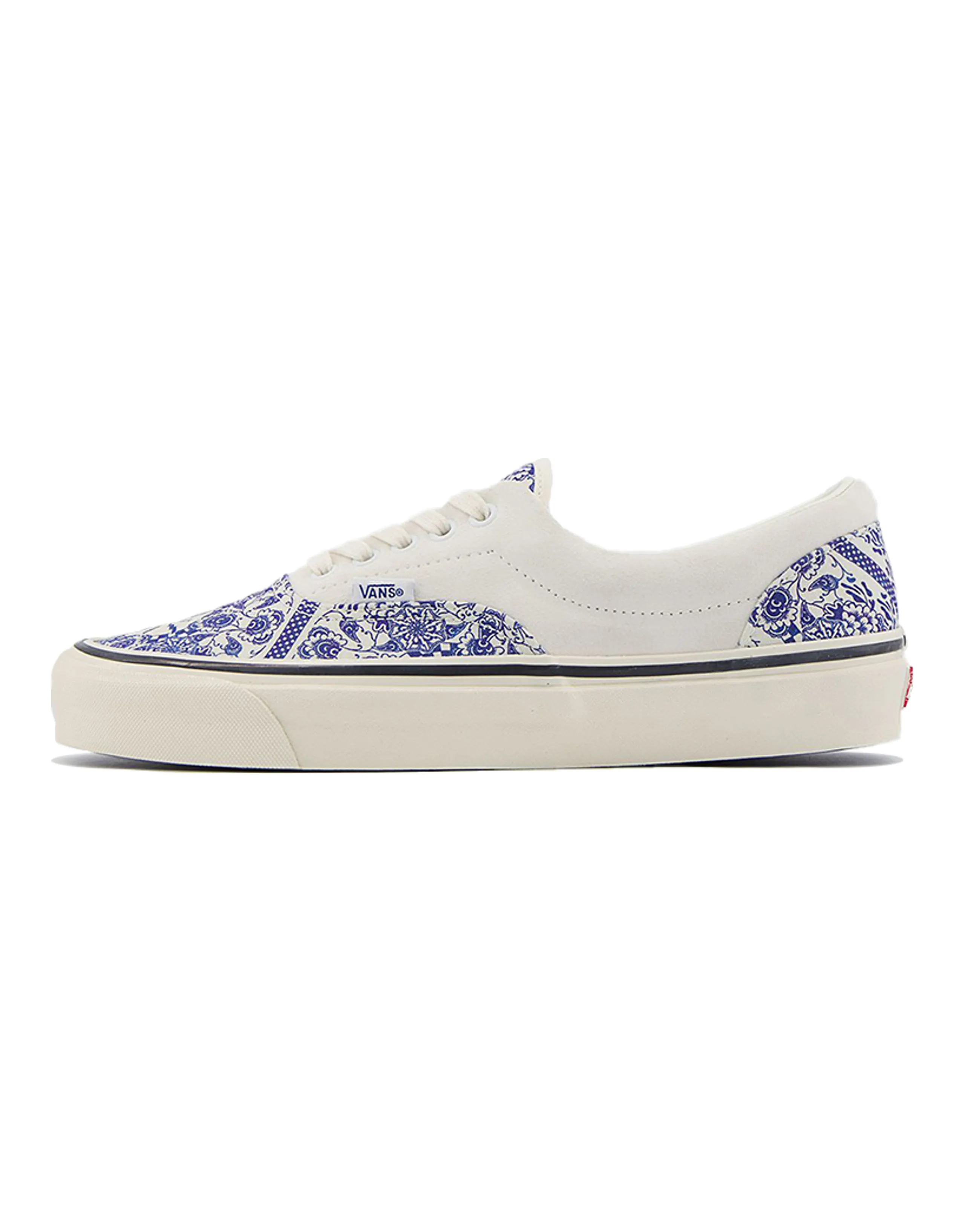 Offspring x Vans Era 95 DX Canvas Blue and White Porcelain Pattern Casual Low-Top Sneakers Unisex White Blue