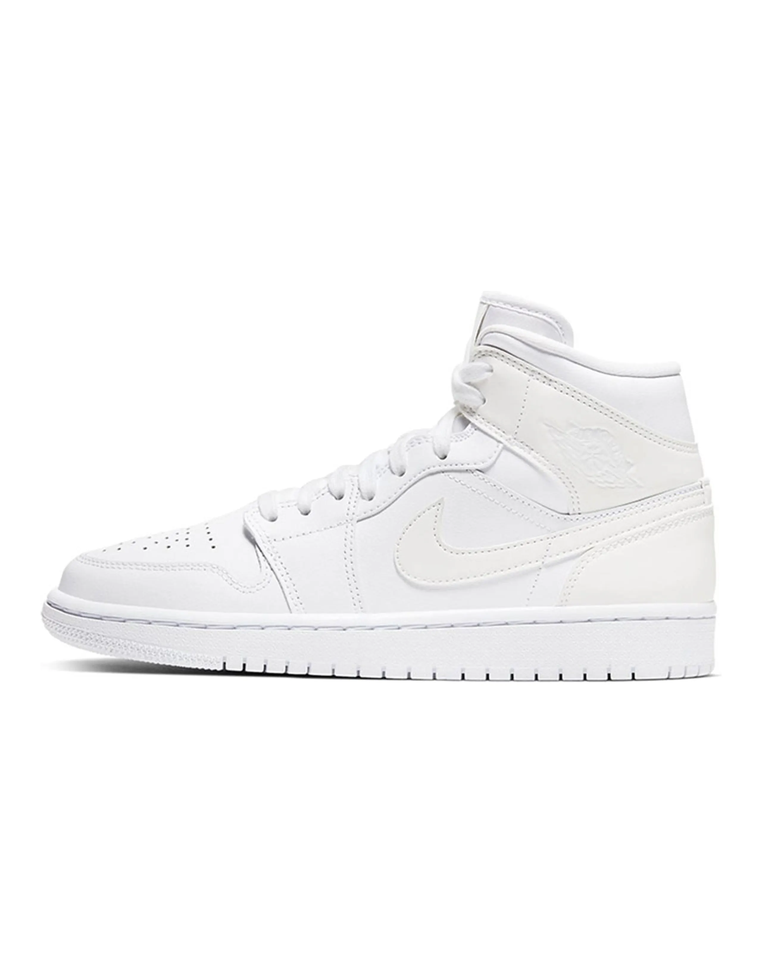 JORDAN 1 Mid Ivory White Women's