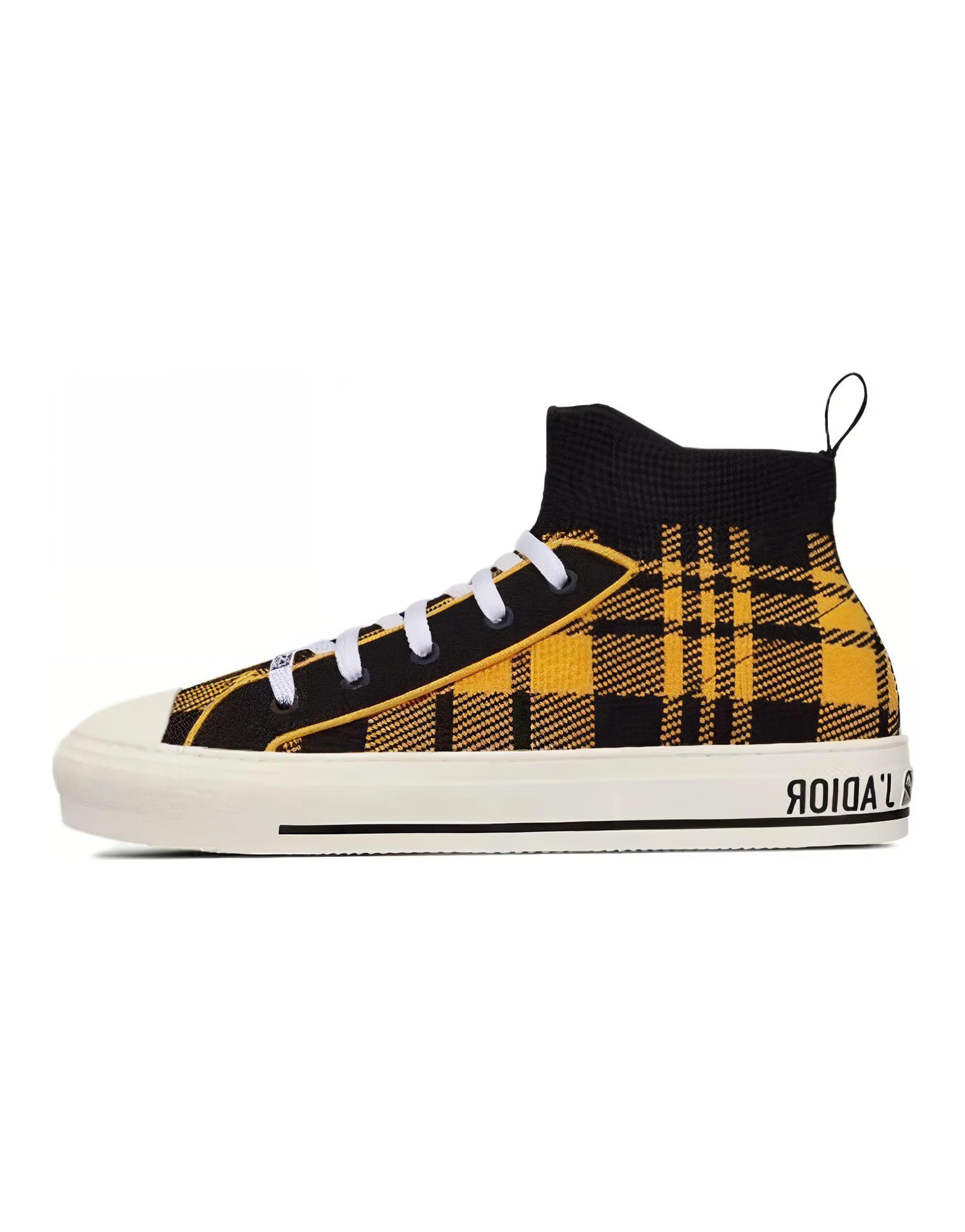 DIOR Walk'n'DIOR Casual Shoes Women's High-Top Yellow Black