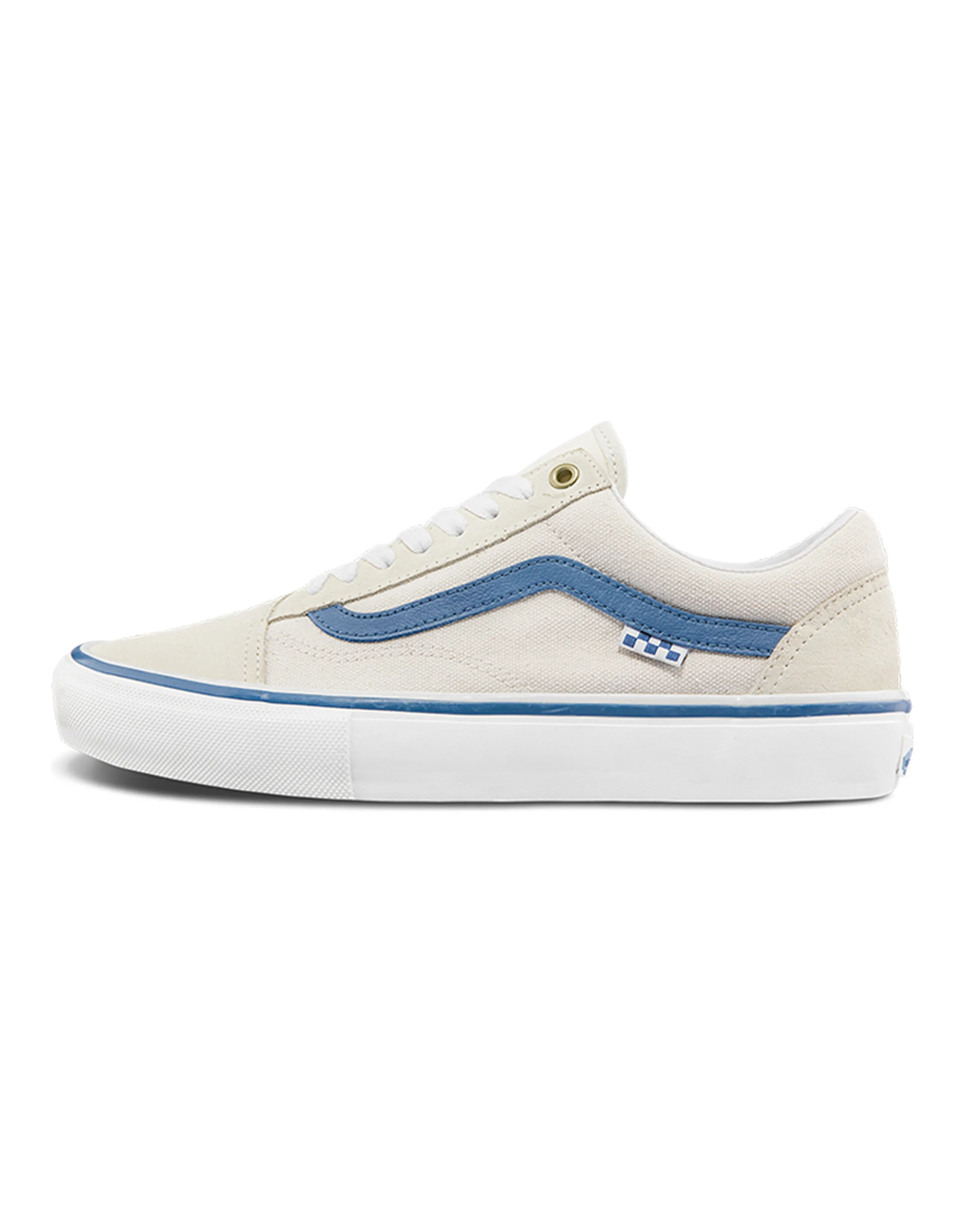 Old Skool Skate Vans 'Raw Canvas Blue'