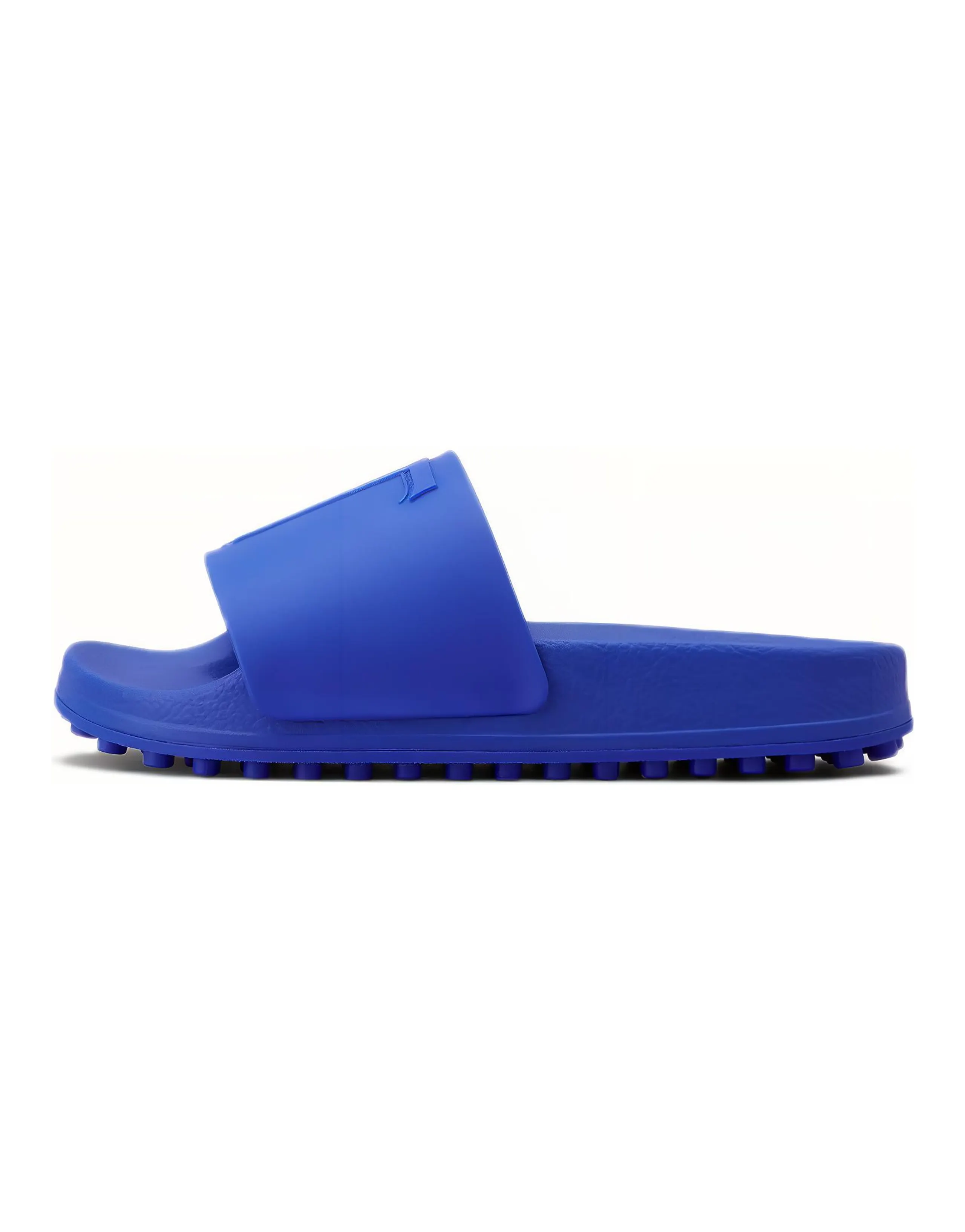 TOD'S Logo Embossed Rubber Slides Women's Blue