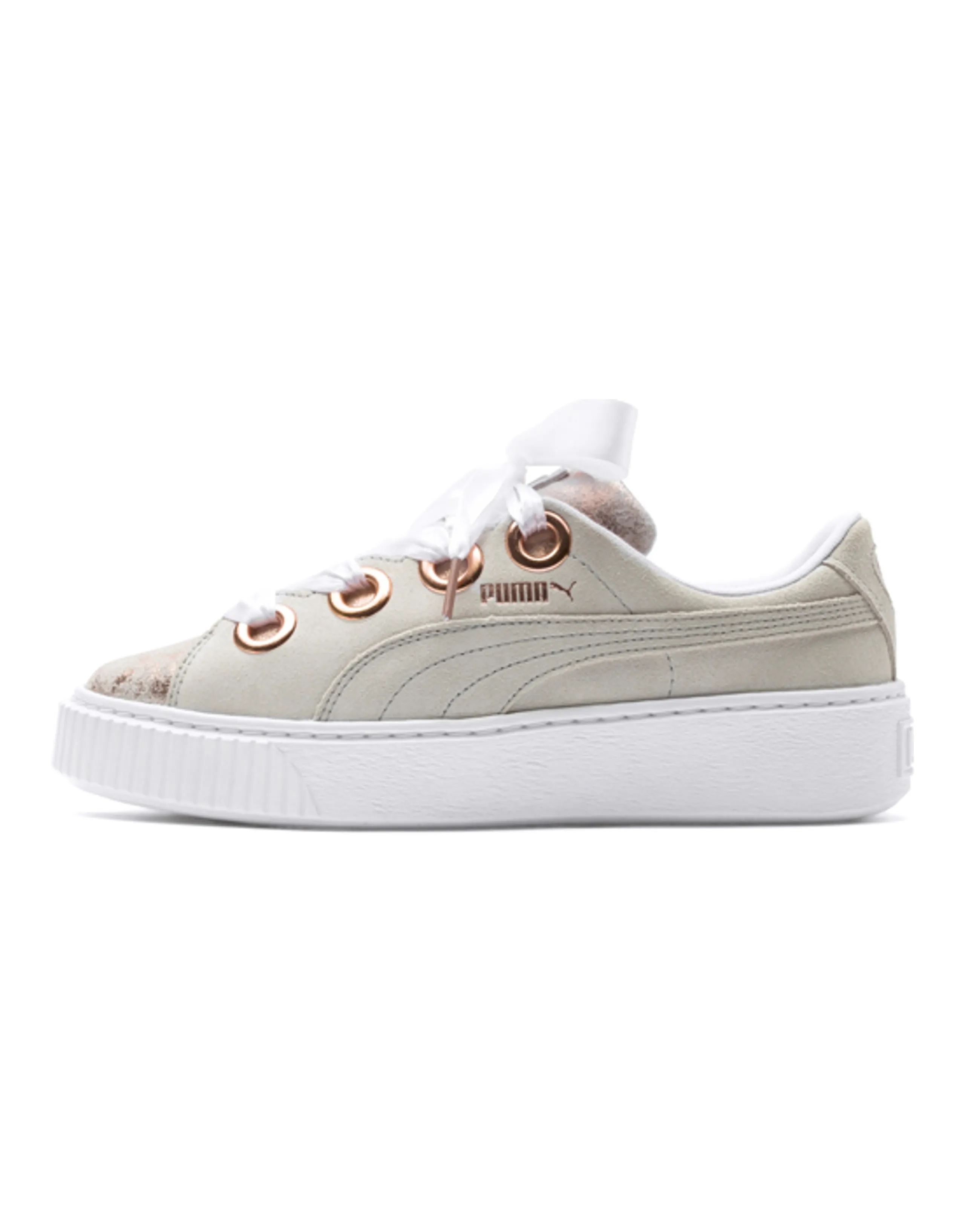 PUMA Platform Kiss Artica 'White Gold' Women's