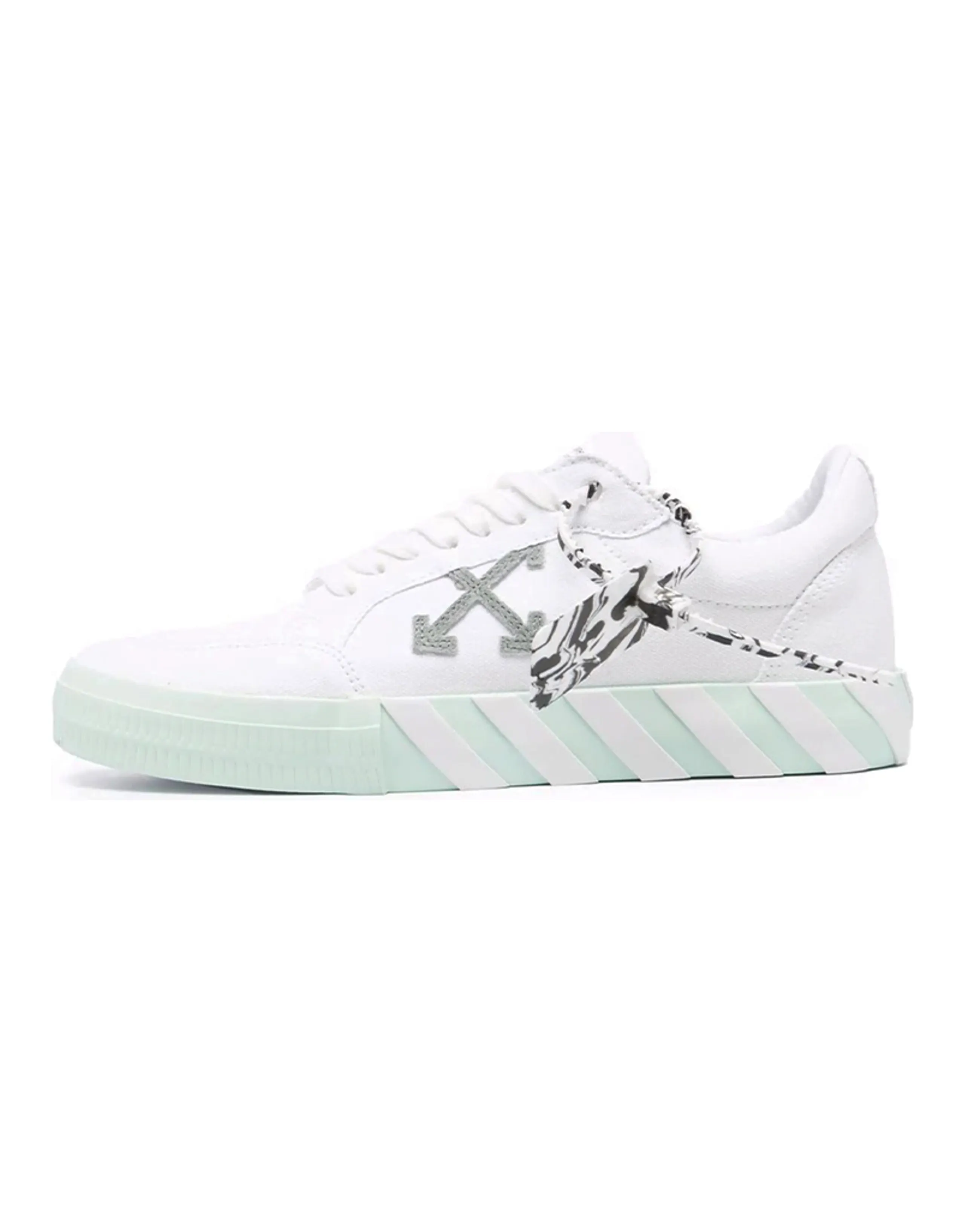 OFF WHITE Vulc Low Eco Canvas White Mint Green