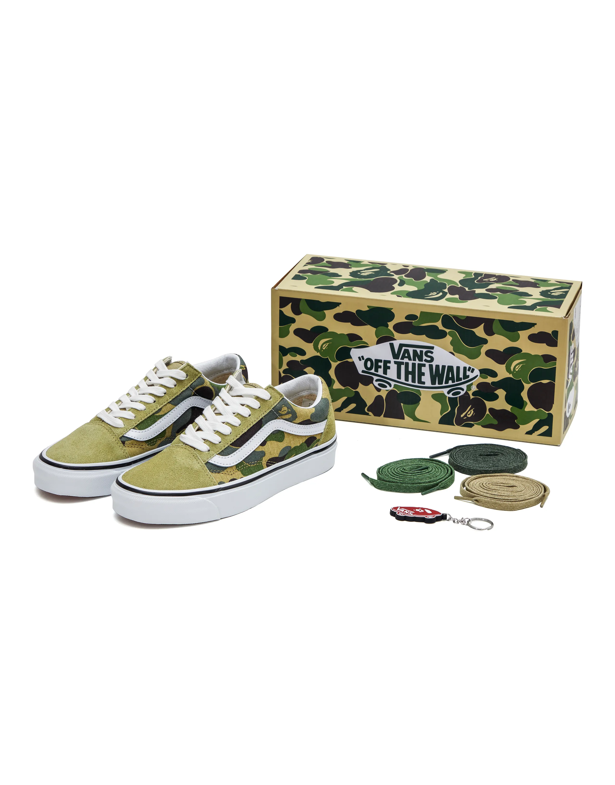Vans Old Skool 36 Dx Bape Green Abc Camo