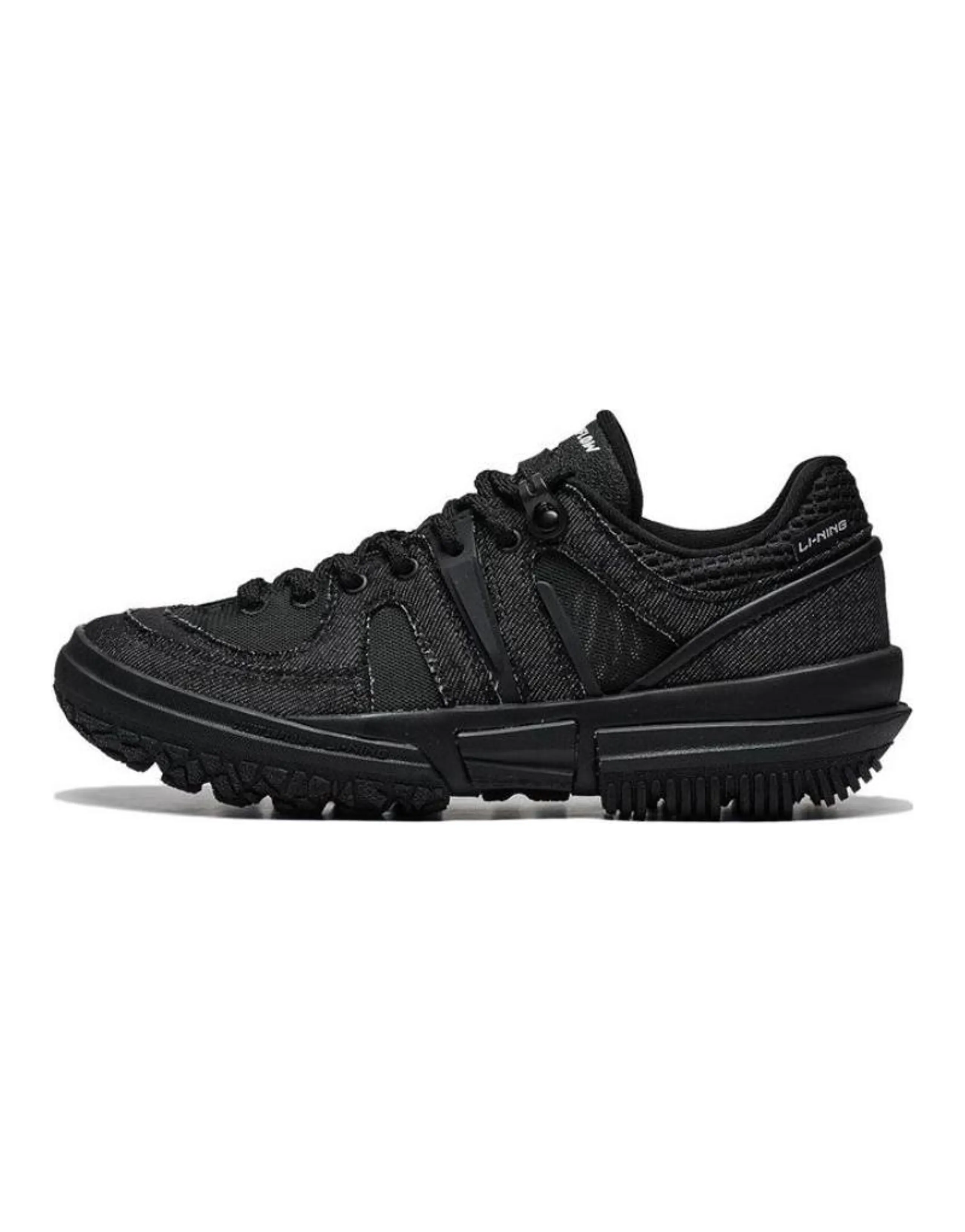 LiNing Lichuan Lite Fabric Synthetic Leather Cushion Slip-Resistant Wear-Resistant Low-Top Casual Shoes Women's Black