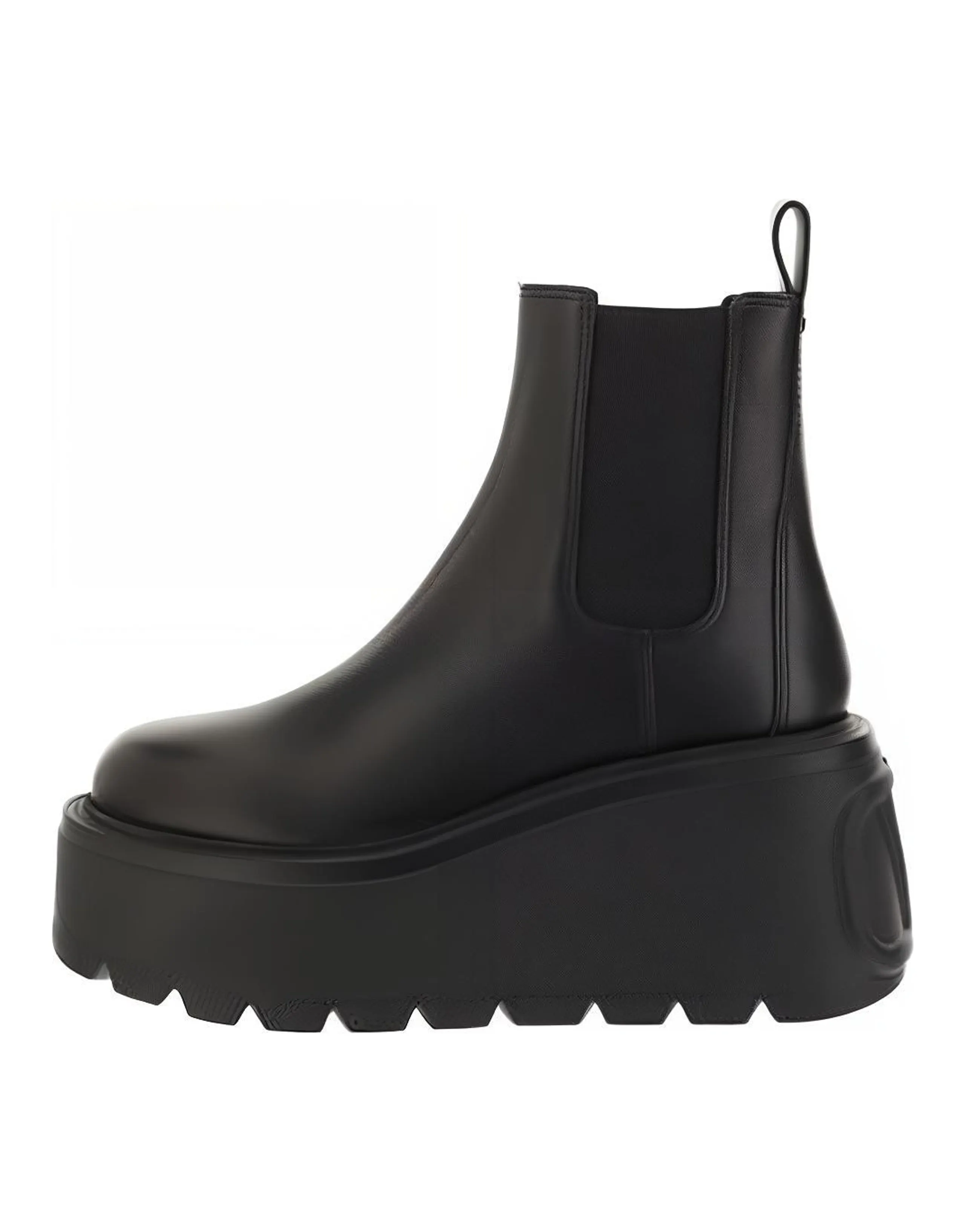 Valentino Women's Chunky Sole Ankle Platform Boot 'Black'