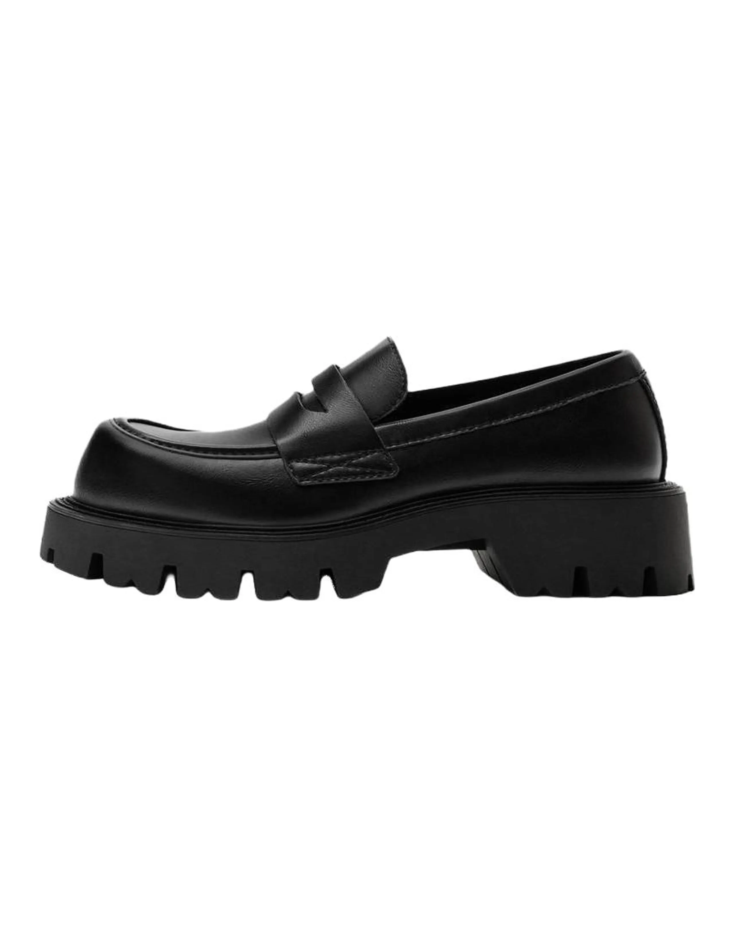 ZARA Versatile Slip-On Loafers Men's Black