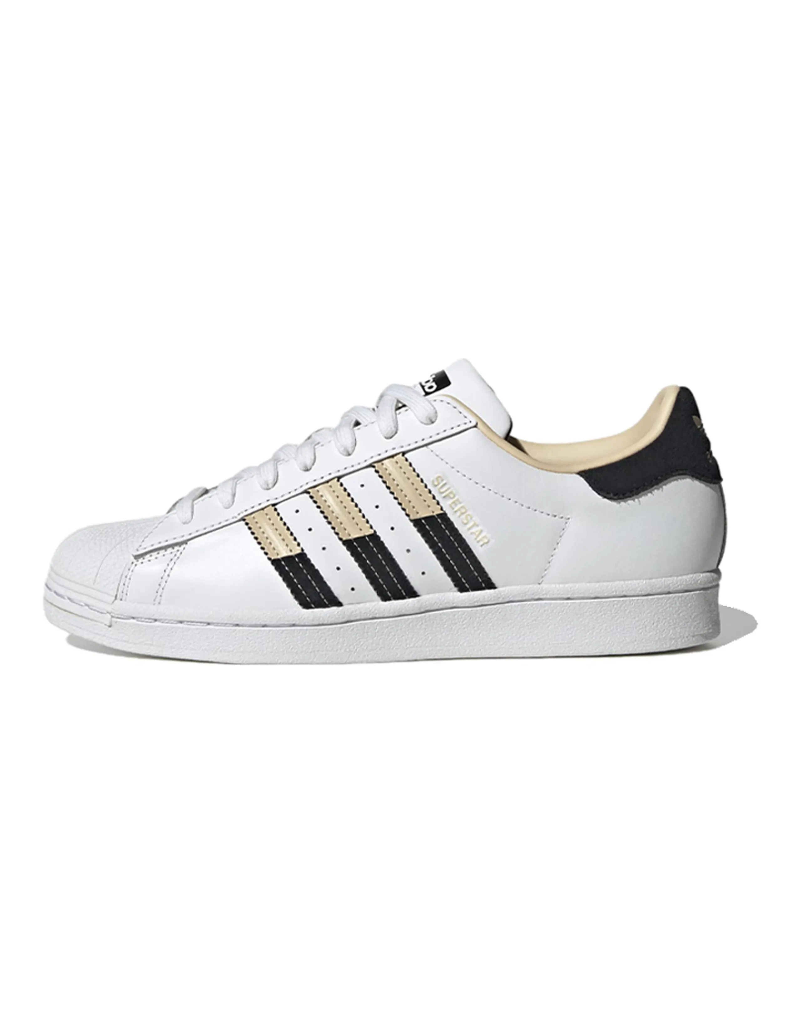 Adidas Originals Superstar Cloud White Sand Strata Core Black