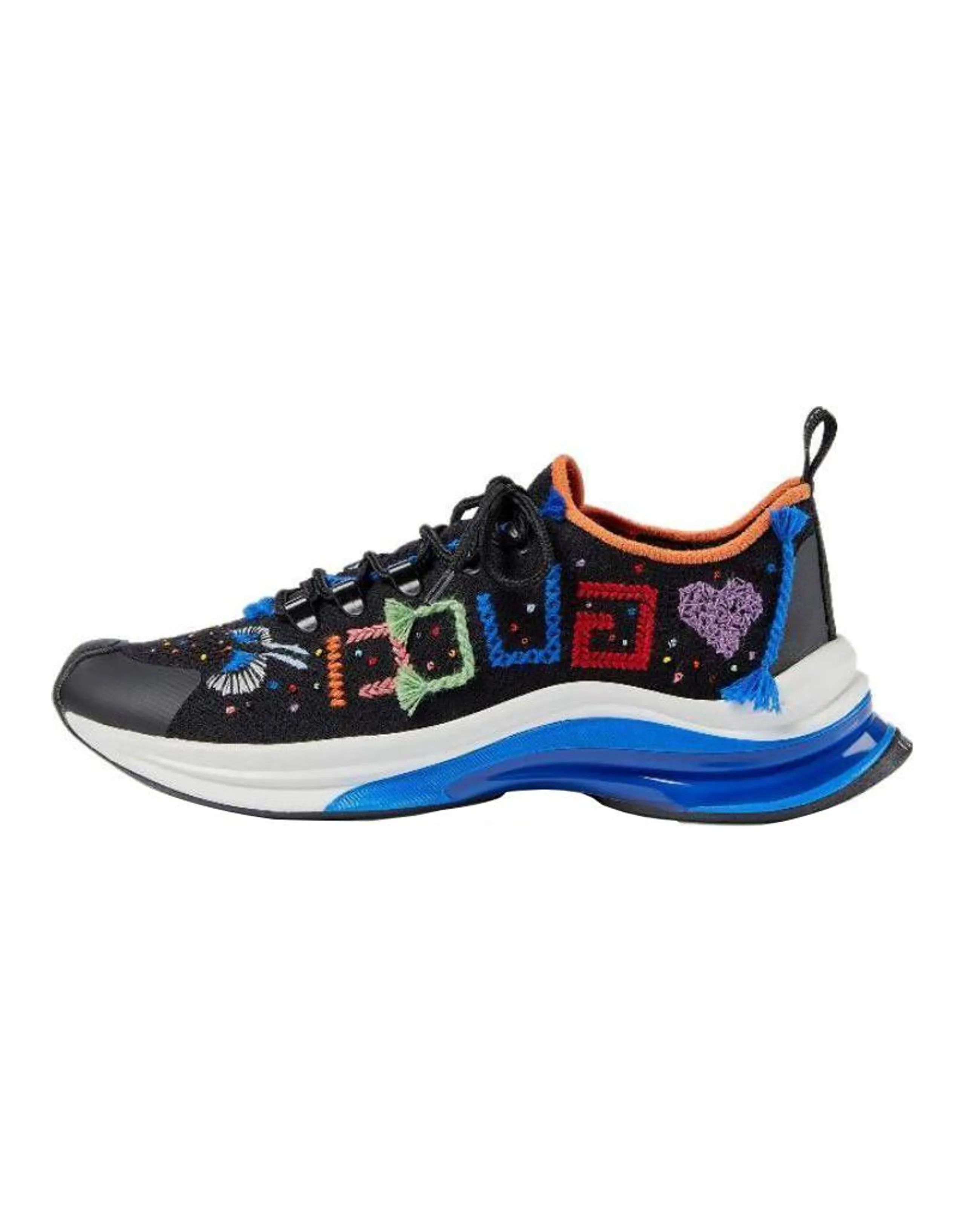 GUCCI RUN Lovelight Low Top Sports Casual Shoes Women's Black