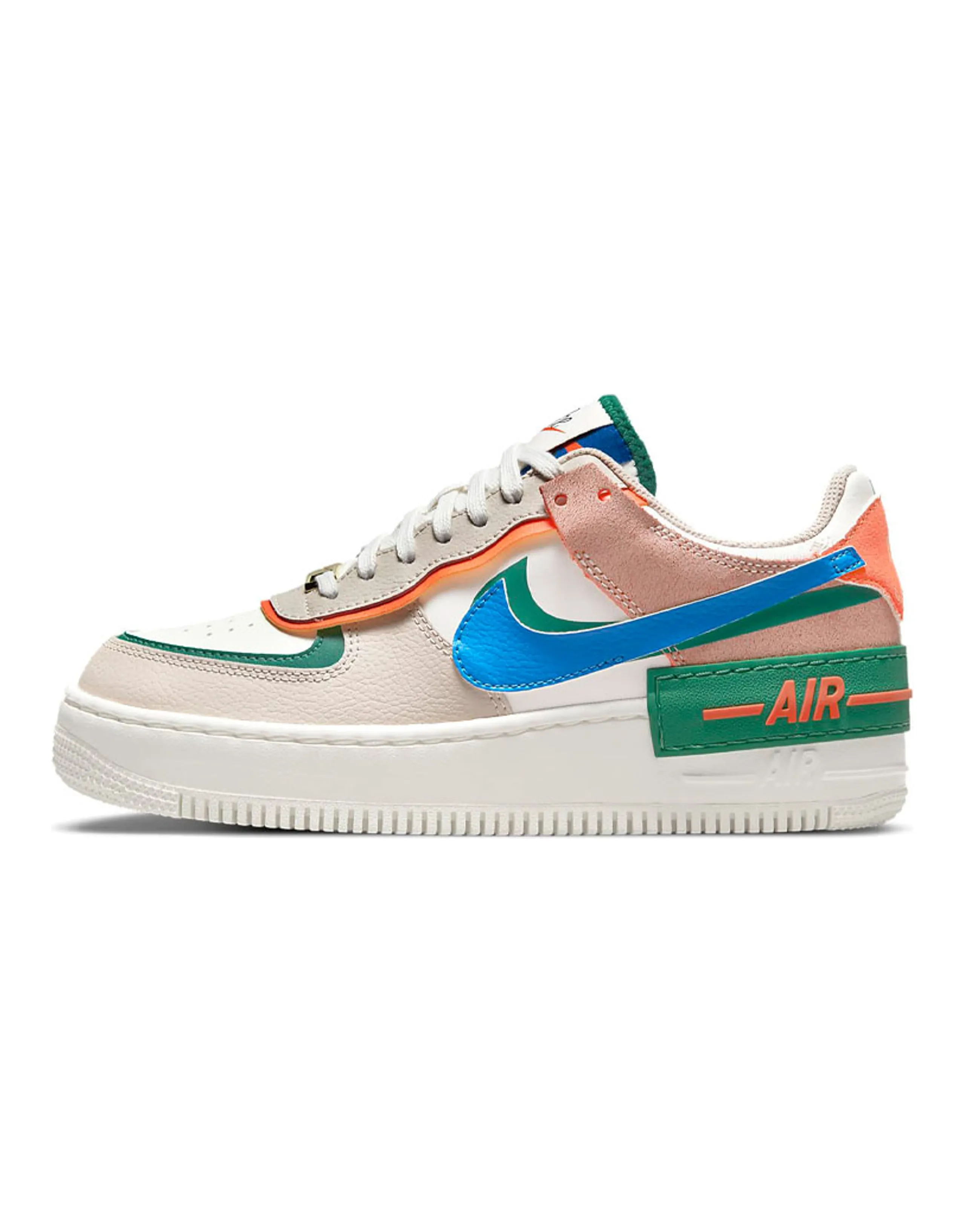 Nike Air Force 1 Shadow 'Sail Signal Blue Green' Women's