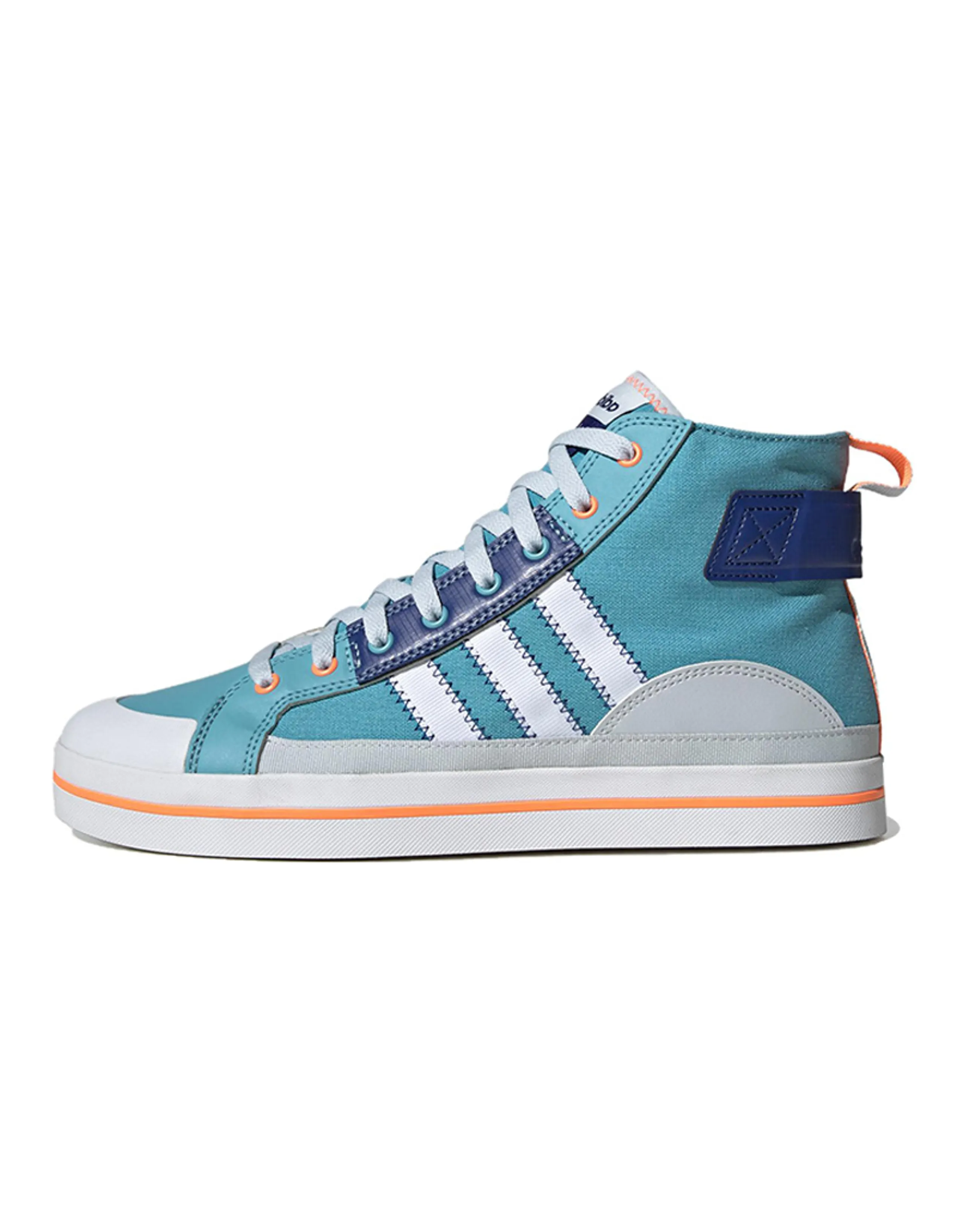 Adidas Neo City Canvas Hi 'Blue White Orange'