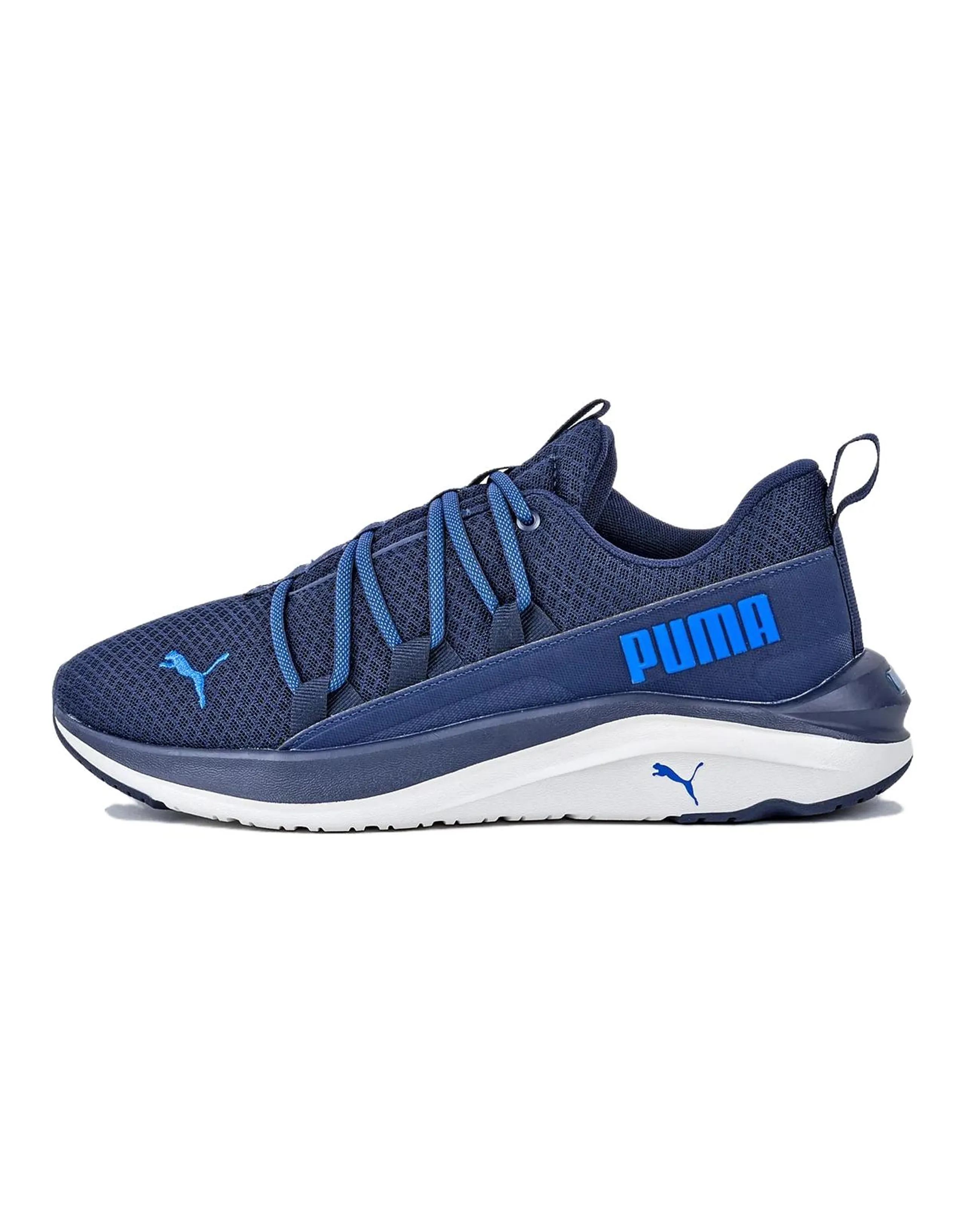 PUMA Softride One4all Comfort Versatile Durable Low-Cut Tennis Shoes Men's Navy Blue