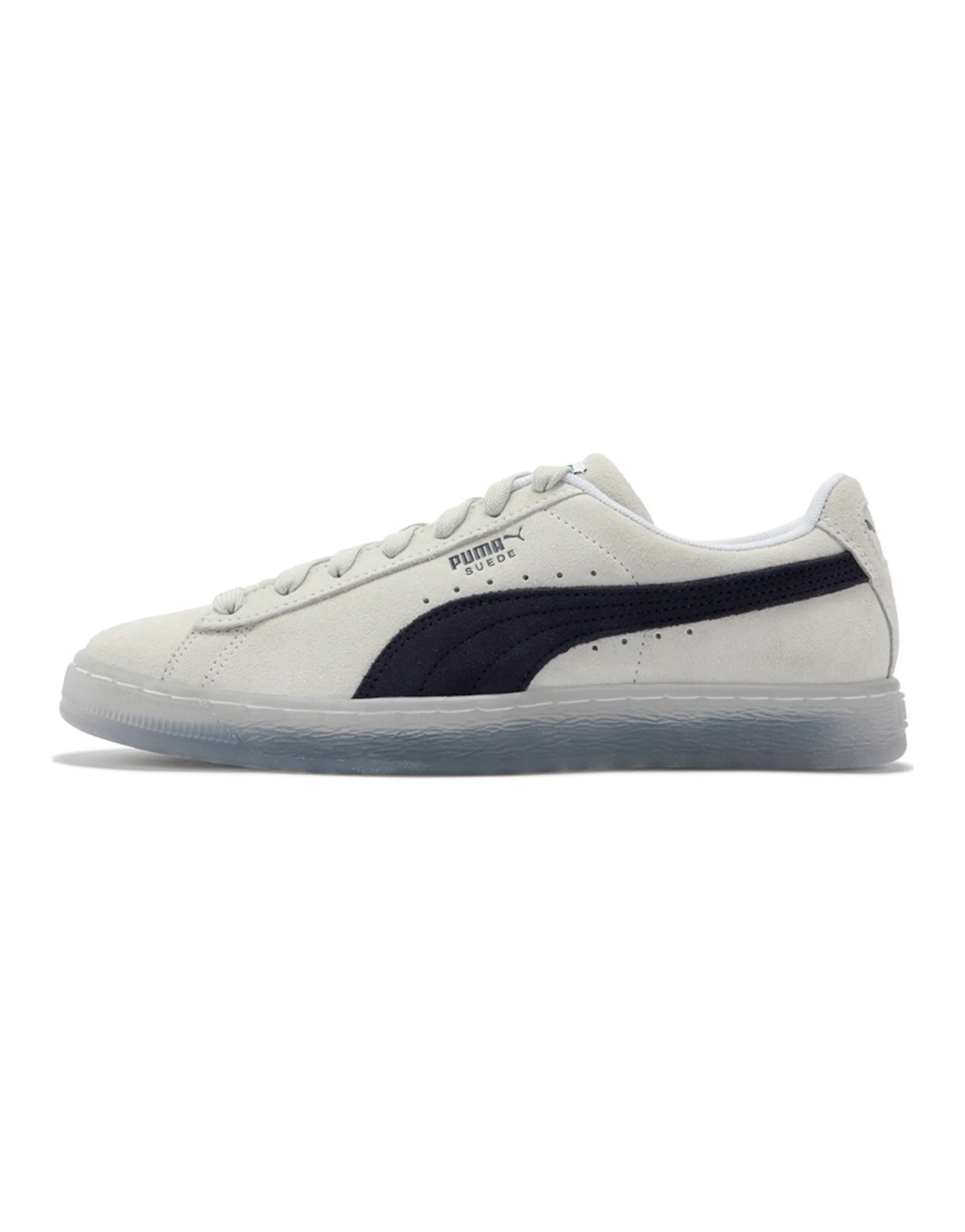 PUMA Suede Translucent 'White Black'