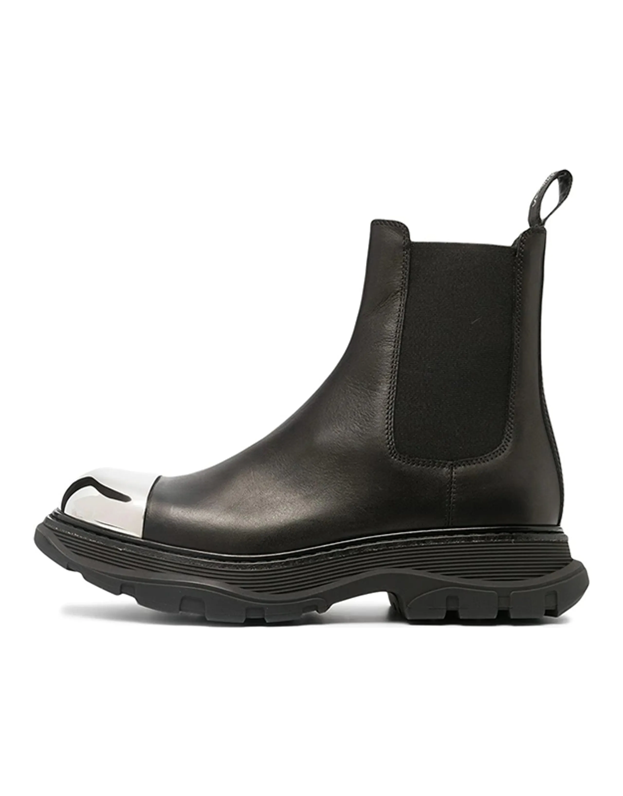 Alexander McQueen Tread Slick Boot 'Black Silver'