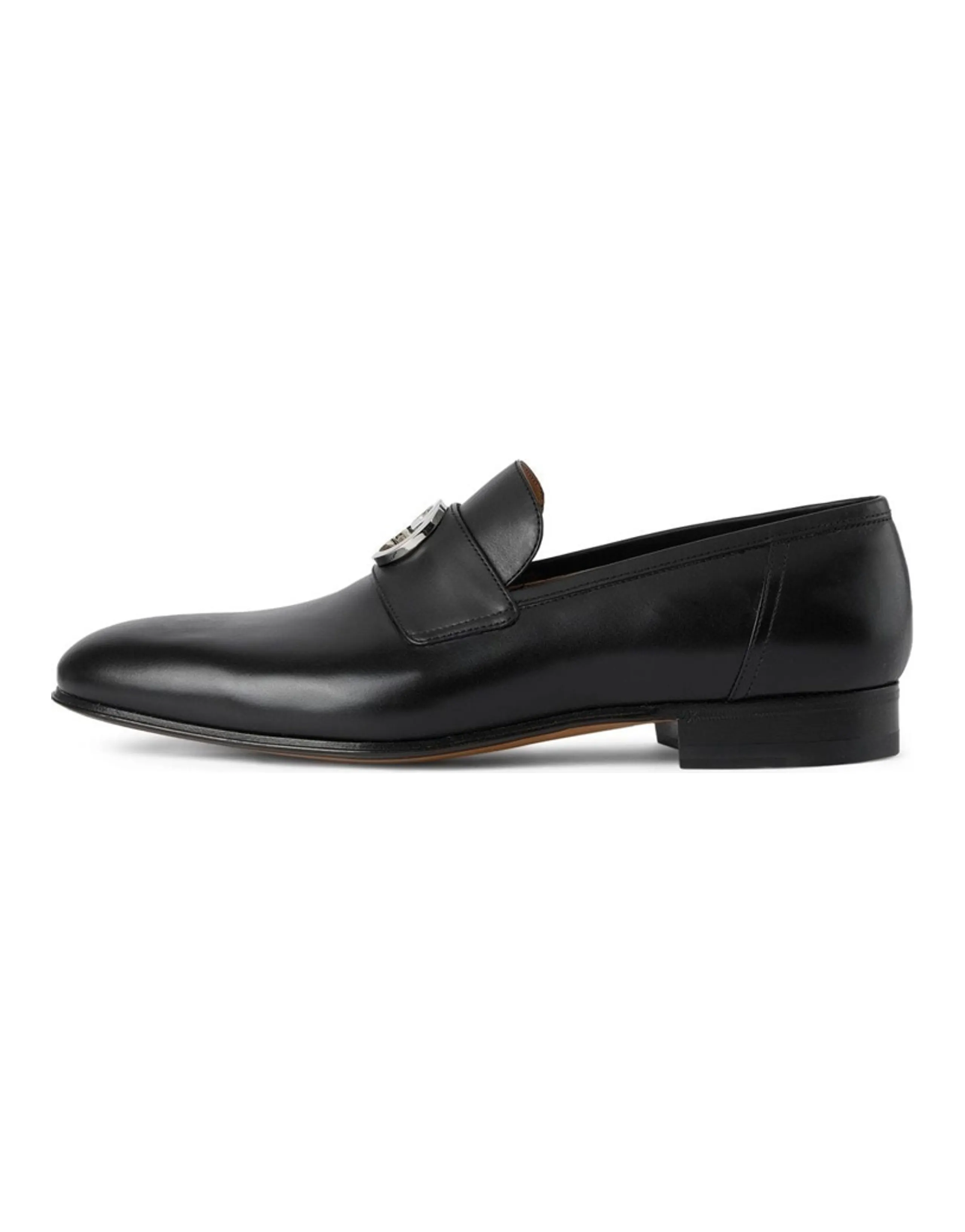GUCCI Logo Plaque Loafers