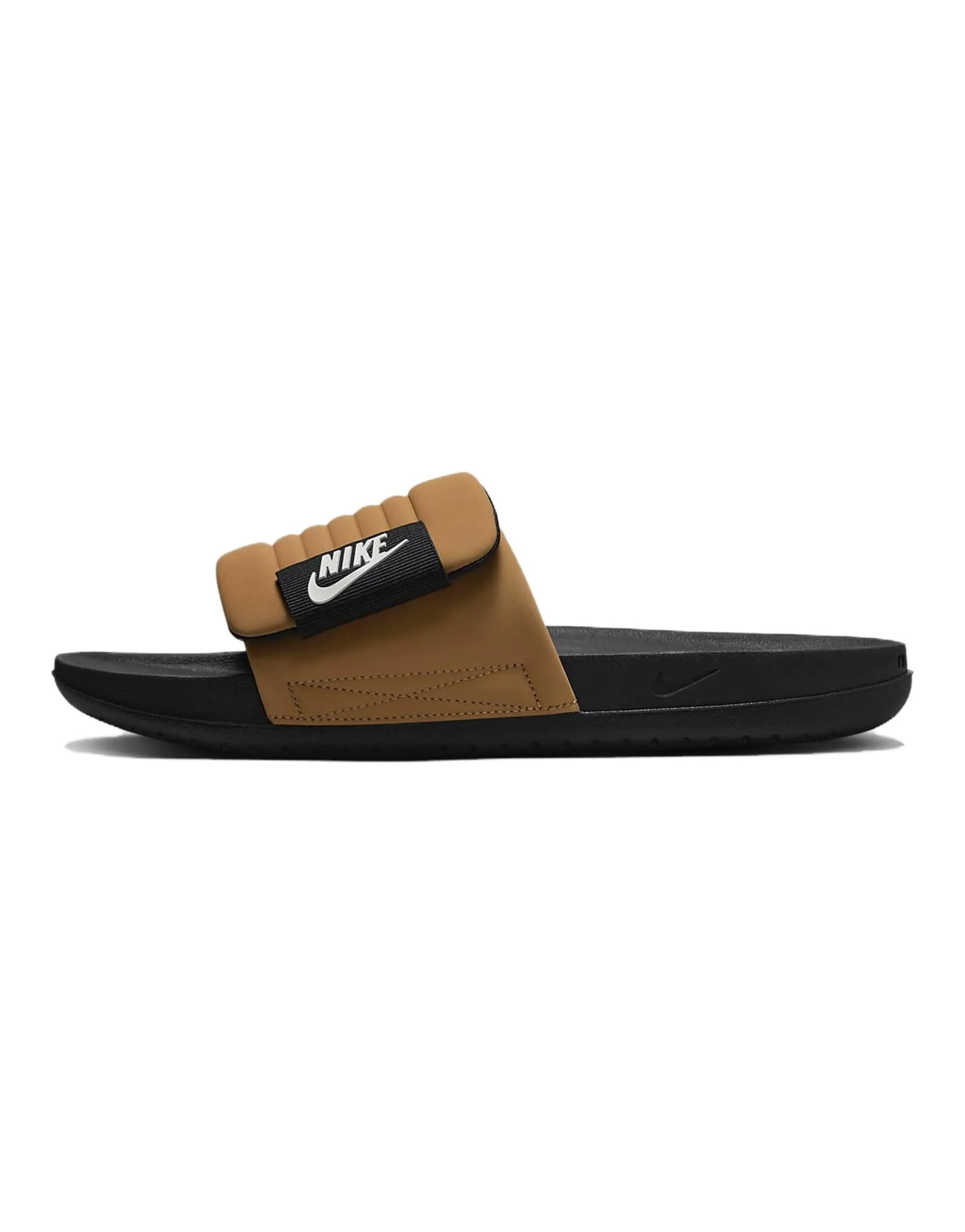 Nike Offcourt Adjust Slides 'Flax Black'