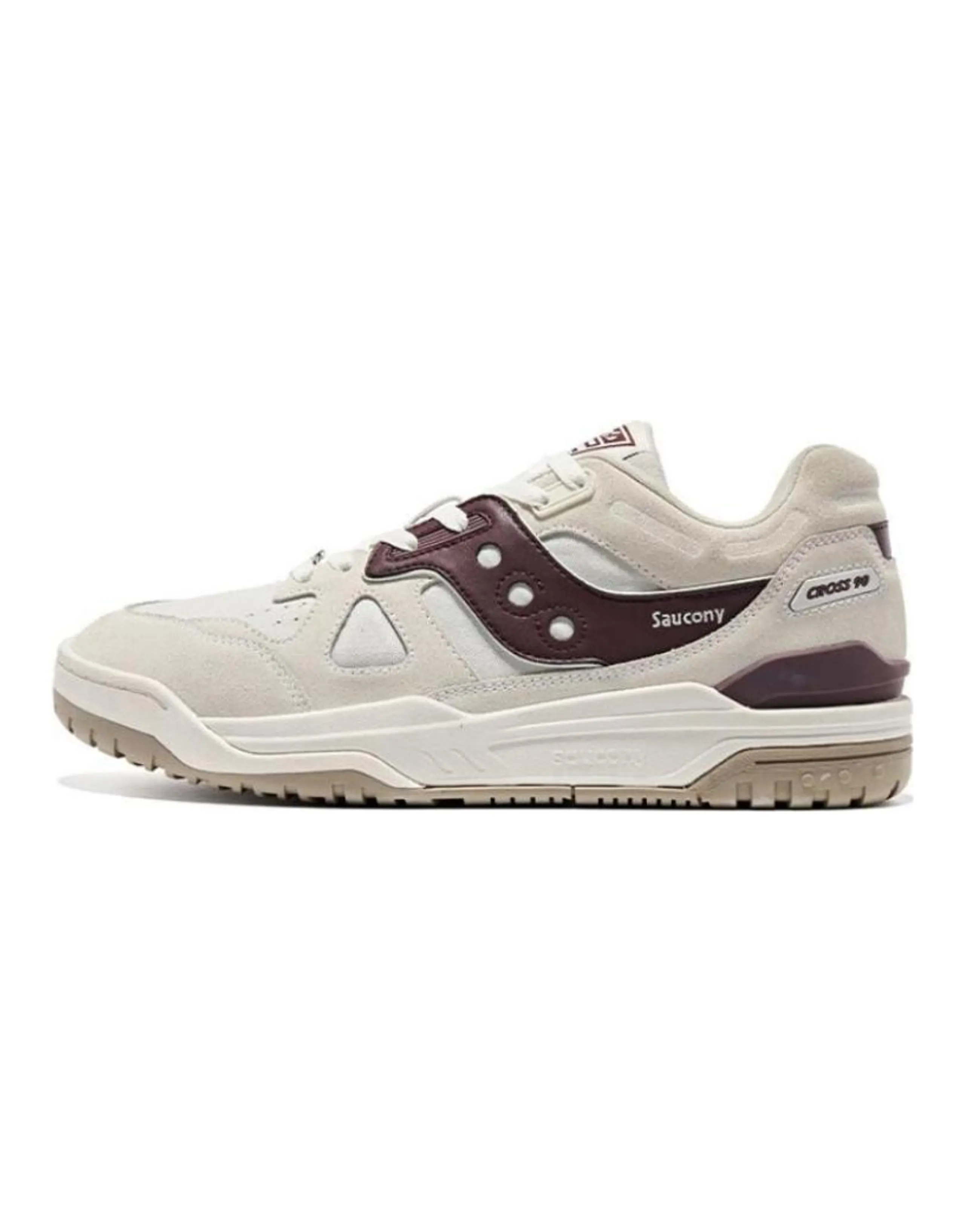 Saucony Skateboard Shoes Unisex Low-Top White Red