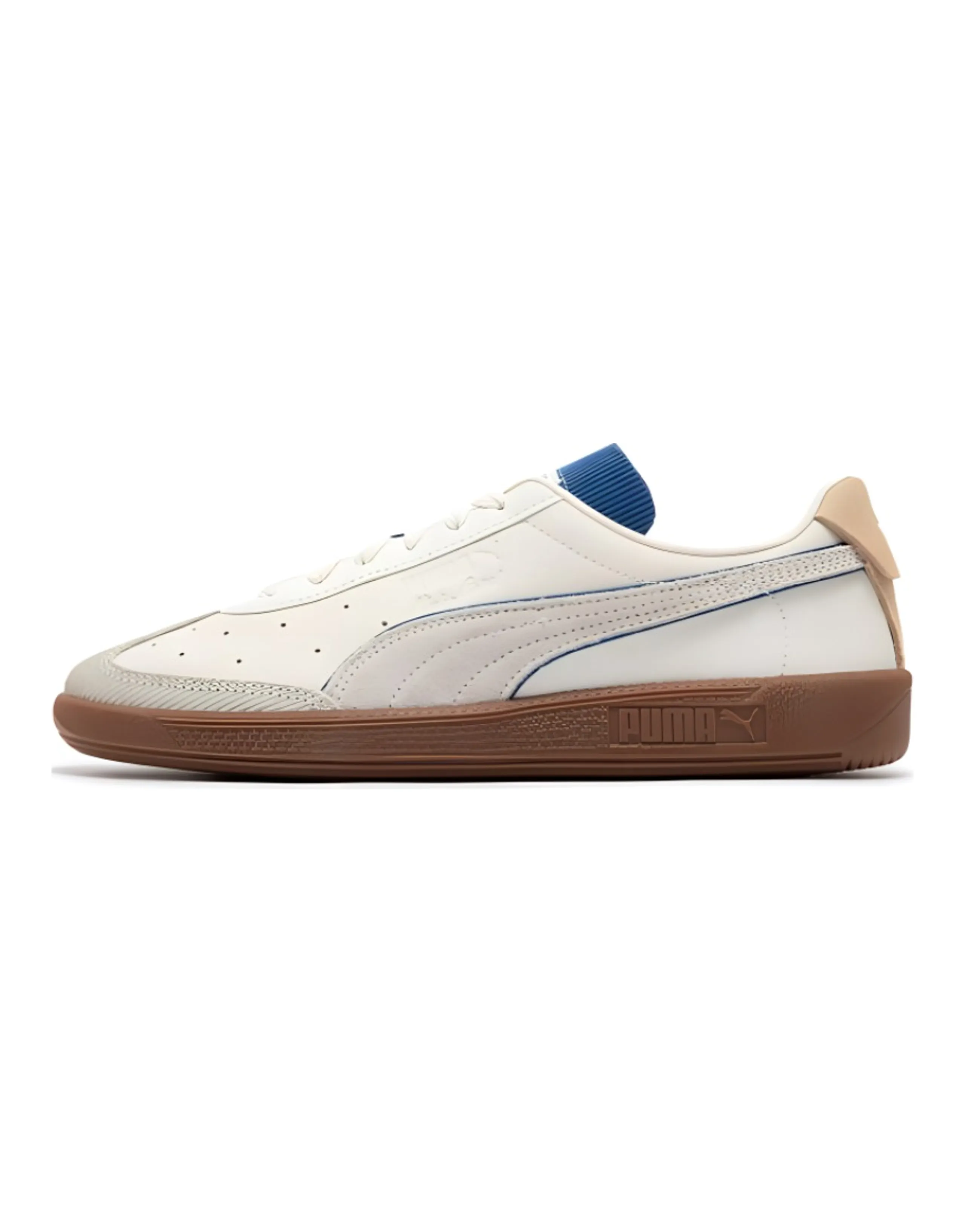 PUMA Stenzel PL Skateboard Shoes Unisex Low-Top Beige Blue