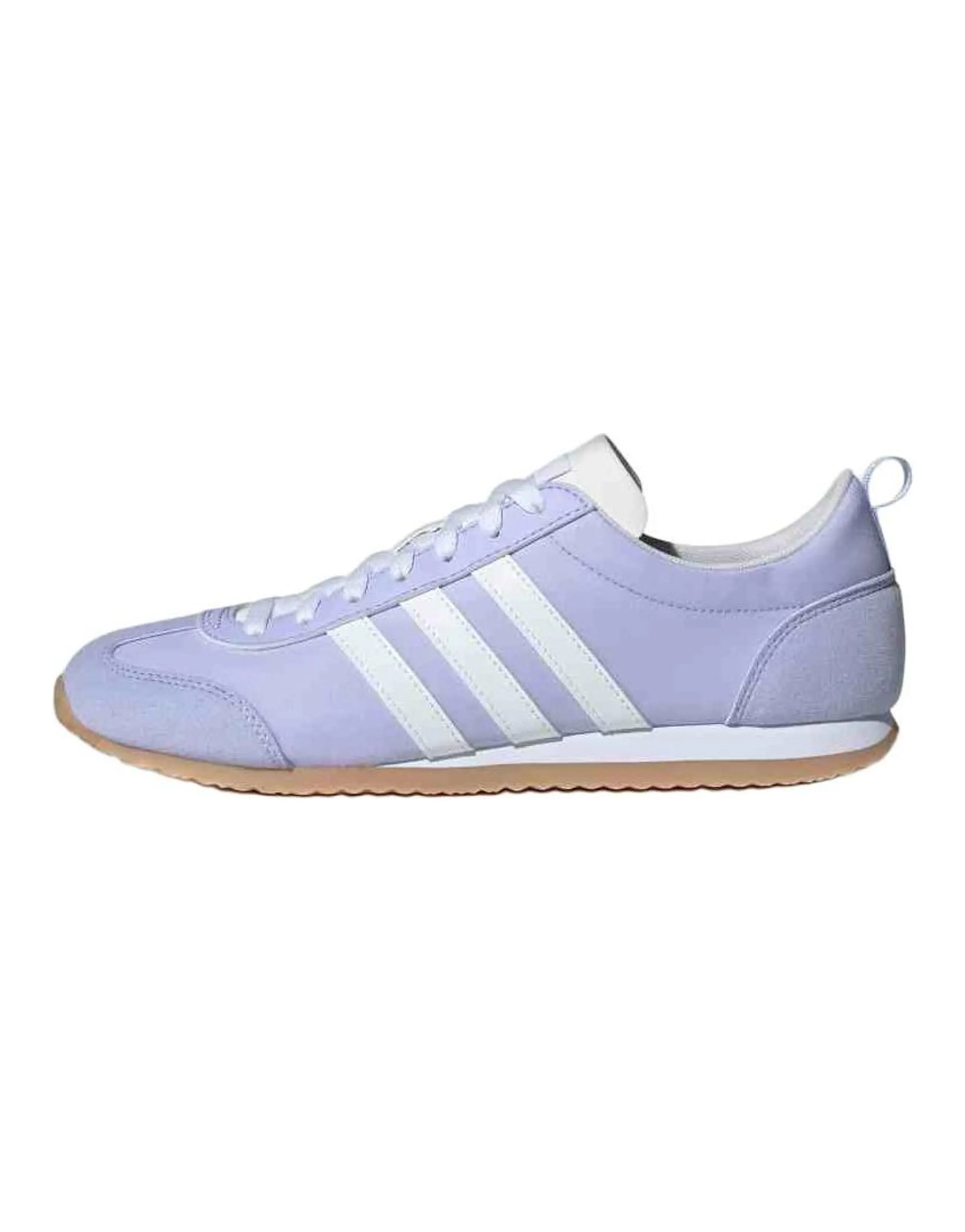 Adidas VS JOG 2.0 Anti-Slip Wear-Resistant Low-Top Casual Shoes Unisex Purple