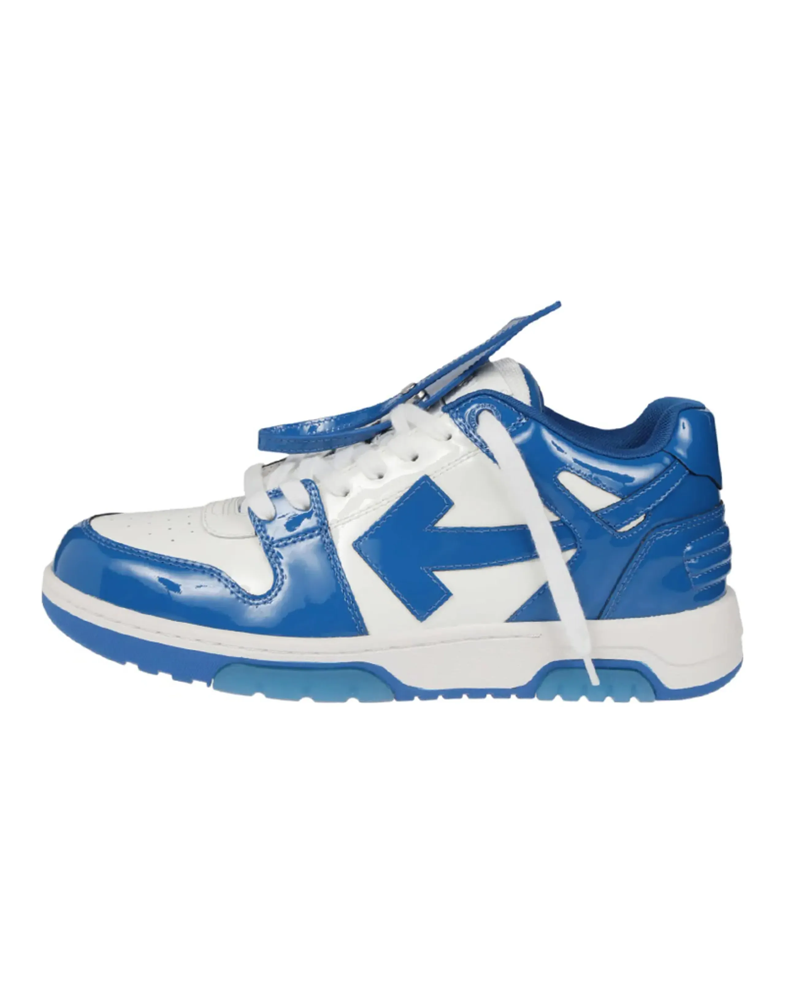 OFF WHITE Out Of Office Low Top Patent Sneaker 'Blue White'