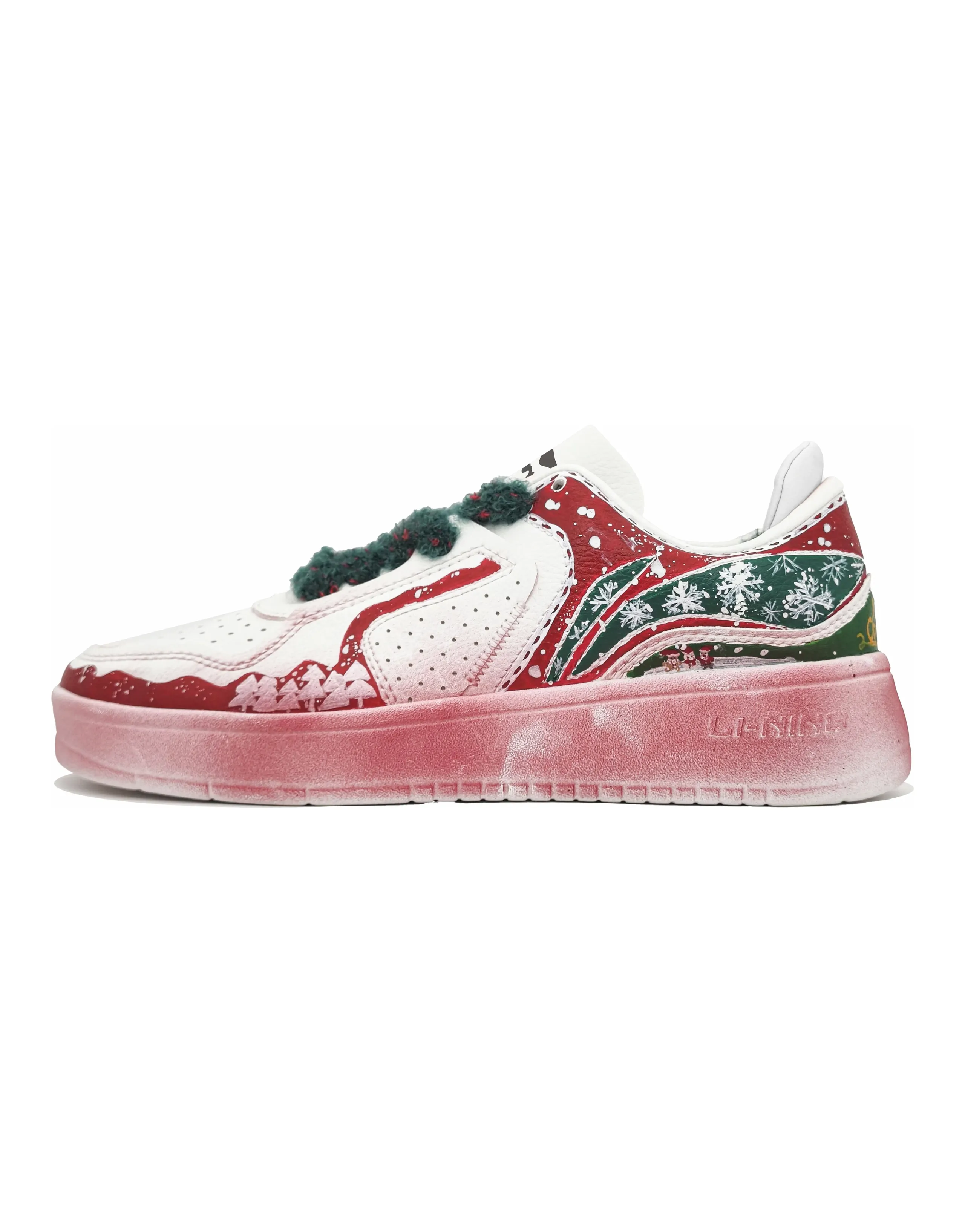 LINING Street Player Skateboard Shoes Men Low-Top Yellow